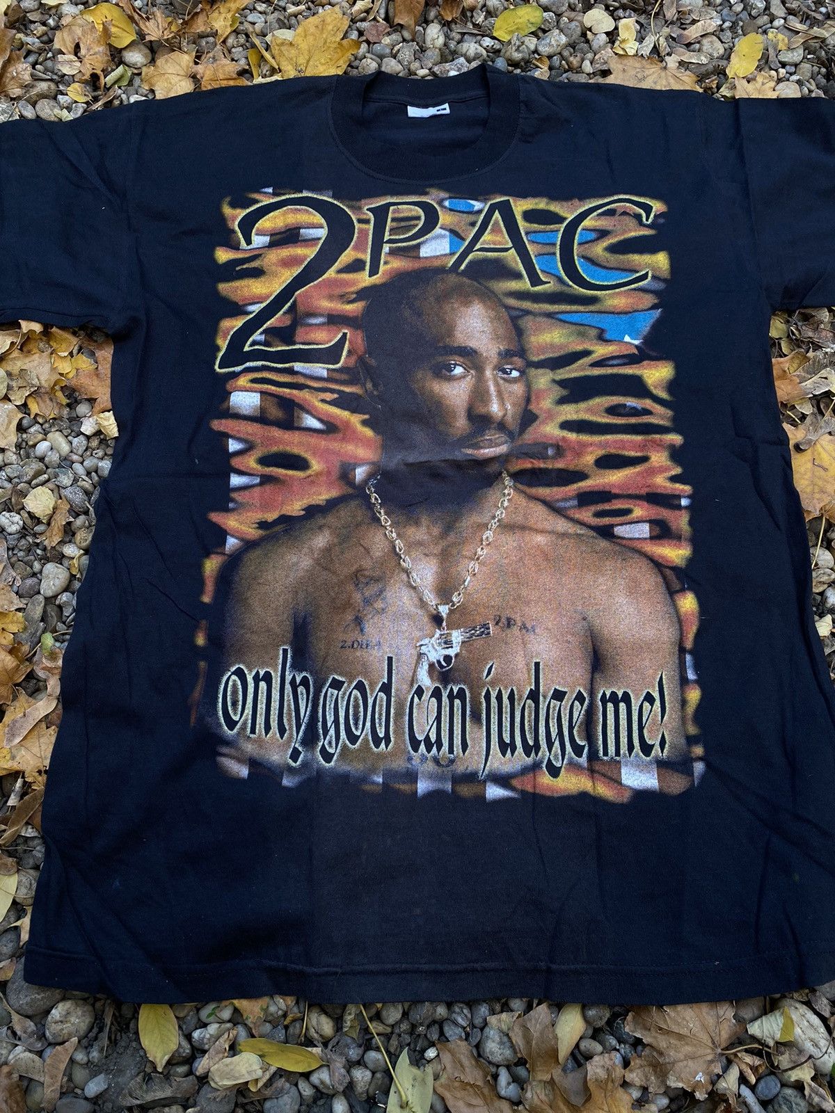 Rap Tees × Vintage Vintage 2Pac Only God Can Judge me Tee Size US L / EU 52-54 / 3 - 3 Thumbnail