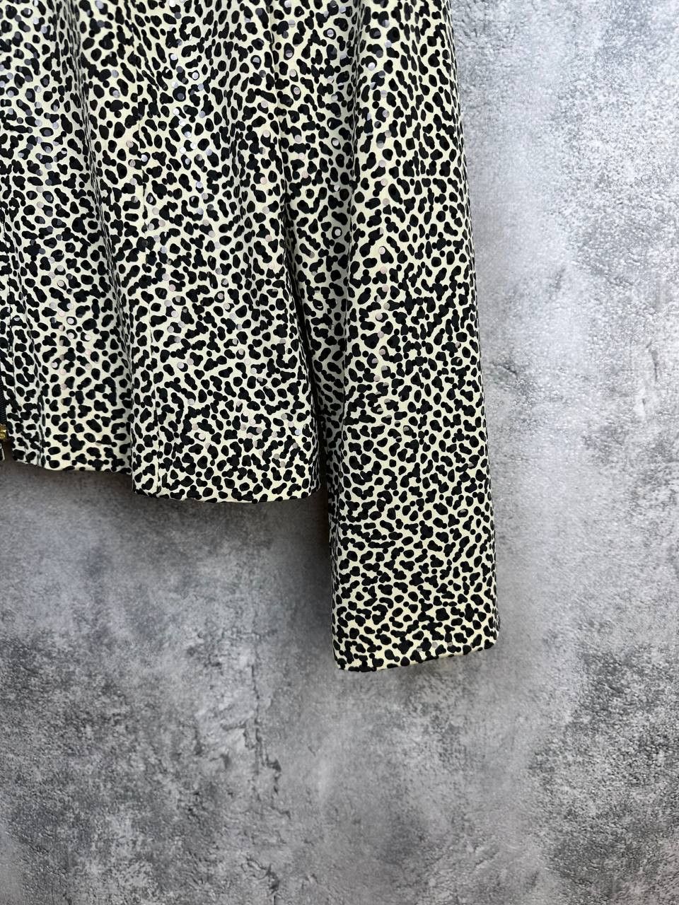 Joseph Ribkoff Joseph Ribkoff Leopard Sequin Full Zip Jacket Ribkoff Trends Size L / US 10 / IT 46 - 8 Thumbnail