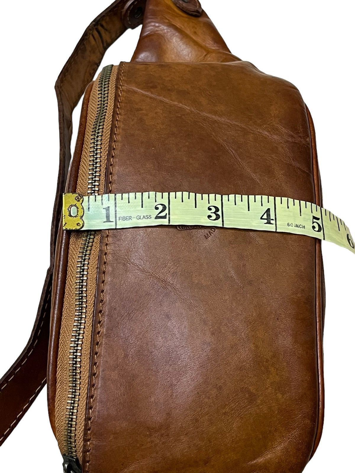 Genuine Leather VINTAGE I MEDICI FANNY PACK/WAIST BAG GENUINE LEATHER Size ONE SIZE - 10 Thumbnail