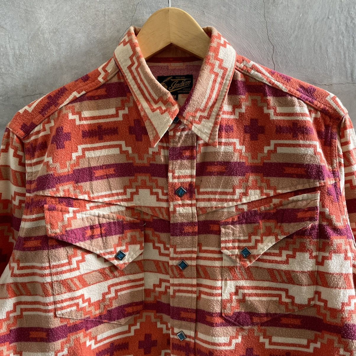 Toyo Enterprises Rare🔥woll Toyo enterprises indian motorcycle western Shirt Size US M / EU 48-50 / 2 - 3 Thumbnail
