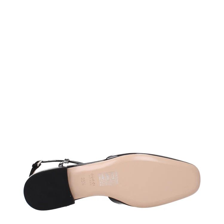 Gucci ob1o1e1124 Patent Leather Sandals in Black Size US 8.5 / IT 38.5 - 5 Thumbnail