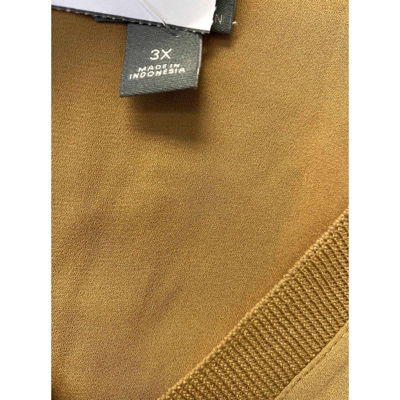 Worthington VINTAGE Worthington Women's Tank Top V-Neck Light Brown 3X Large Dressy NWT Size XXL / US 16-18 / IT 52-54 - 3 Thumbnail