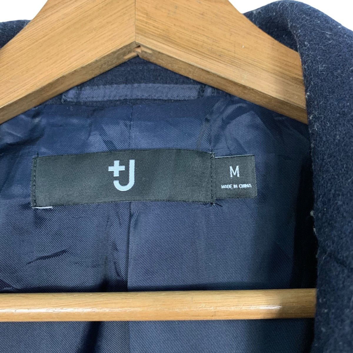 Jil Sander × Uniqlo +J Uniqlo X Jil Sander Navy Blue Wool Overcoat #2503-C113 Size US M / EU 48-50 / 2 - 15 Thumbnail