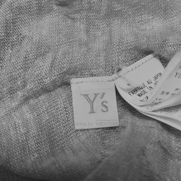 Y's Y's Gray and White Women's Knit T. Size M / US 6-8 / IT 42-44 - 3 Thumbnail