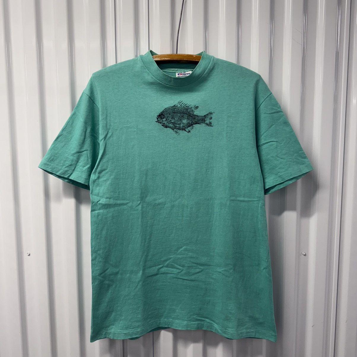 Japanese Brand × Vintage RARE Vintage 80s Gyotaku Japanese Fish Art Tee Size US L / EU 52-54 / 3 - 2 Thumbnail