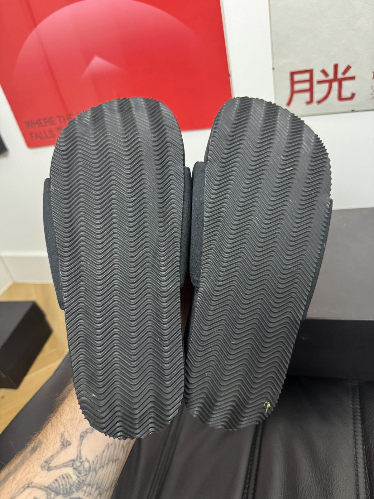 Adidas Y-3 Adidas Yohji Yamamoto Samurai Platform Slides Japanese Size US 9 / EU 42 - 10 Thumbnail