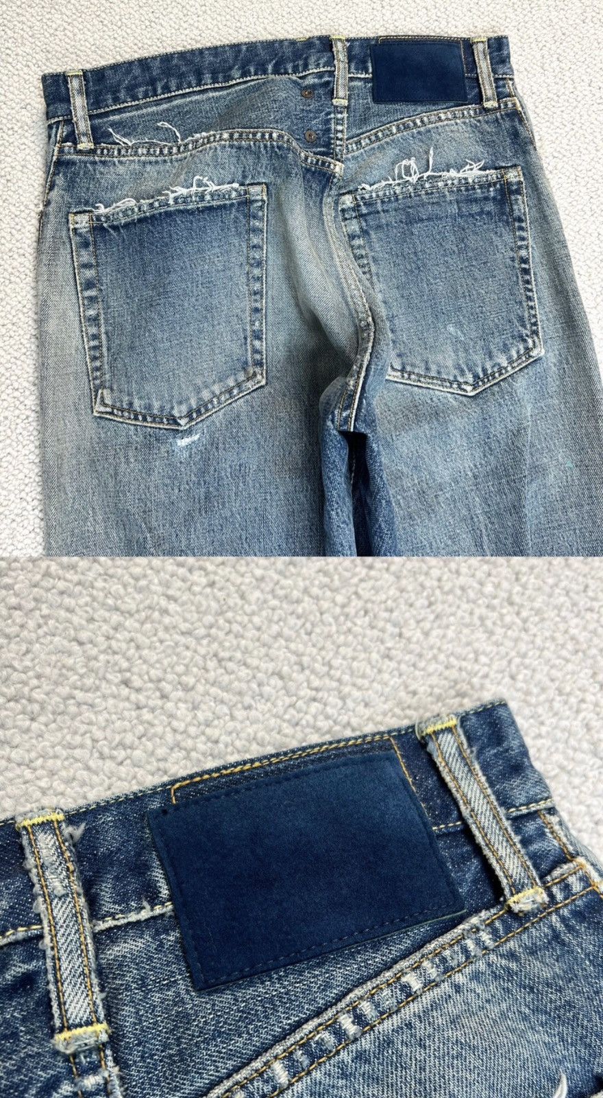 Visvim VISVIM JOURNEYMAN PANTS TACKED DMGD-27 Broken Used Jeans Size US 30 / EU 46 - 8 Thumbnail