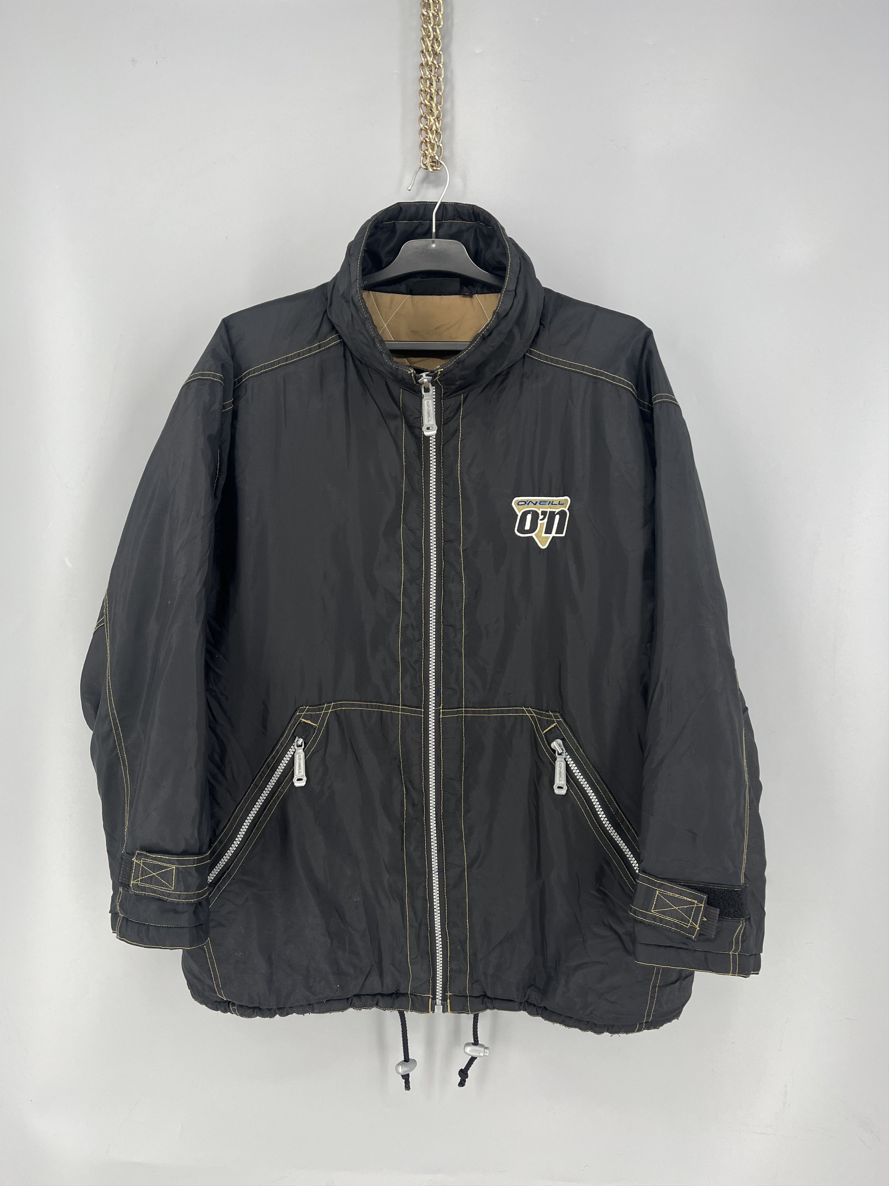 O'Neill Vintage 90s O'Neill Snowboard Jacket Black Insulated Size US S / EU 44-46 / 1 - 1 Thumbnail