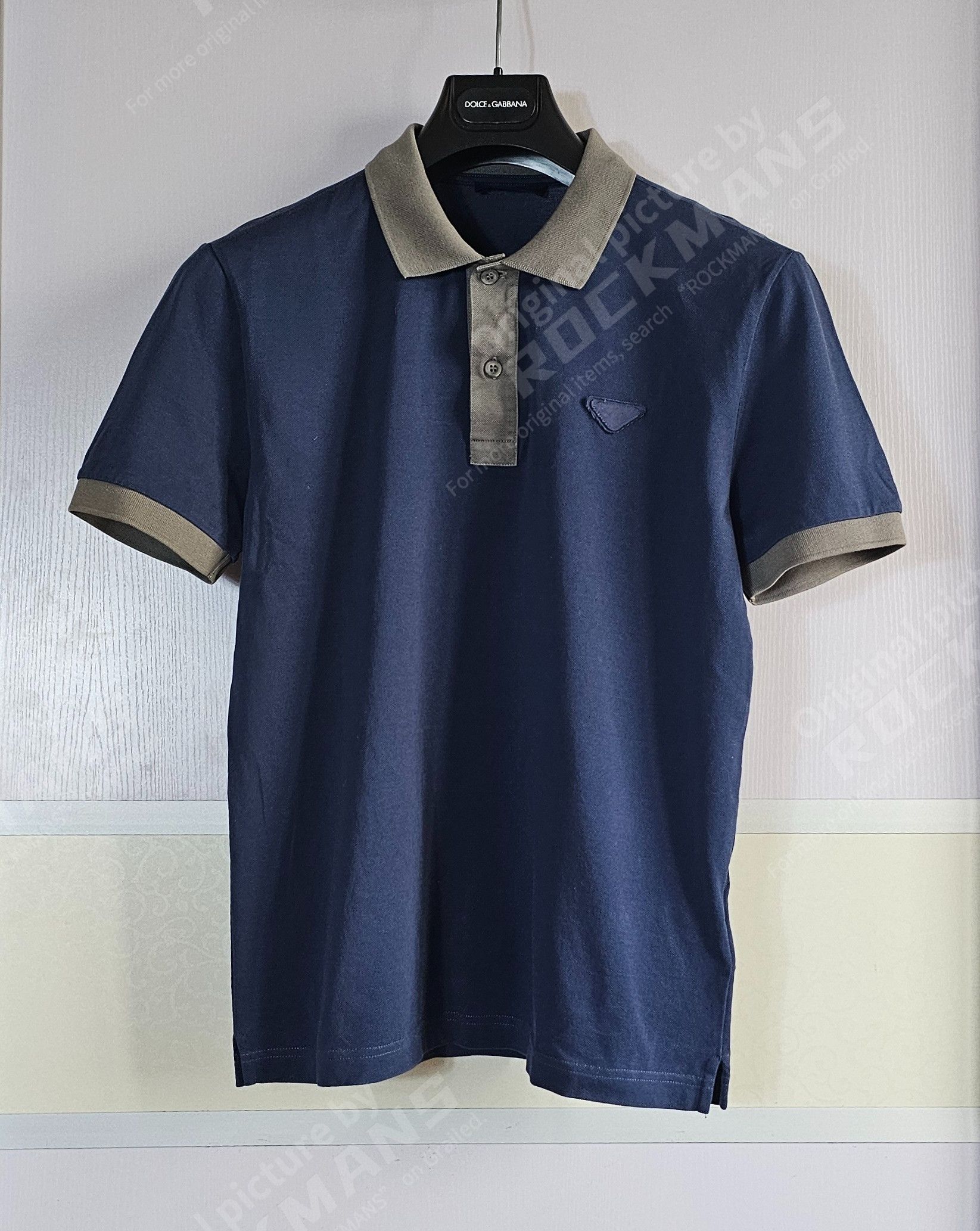 Prada Prada Sport Navy Blue Polo Shirt | Grailed