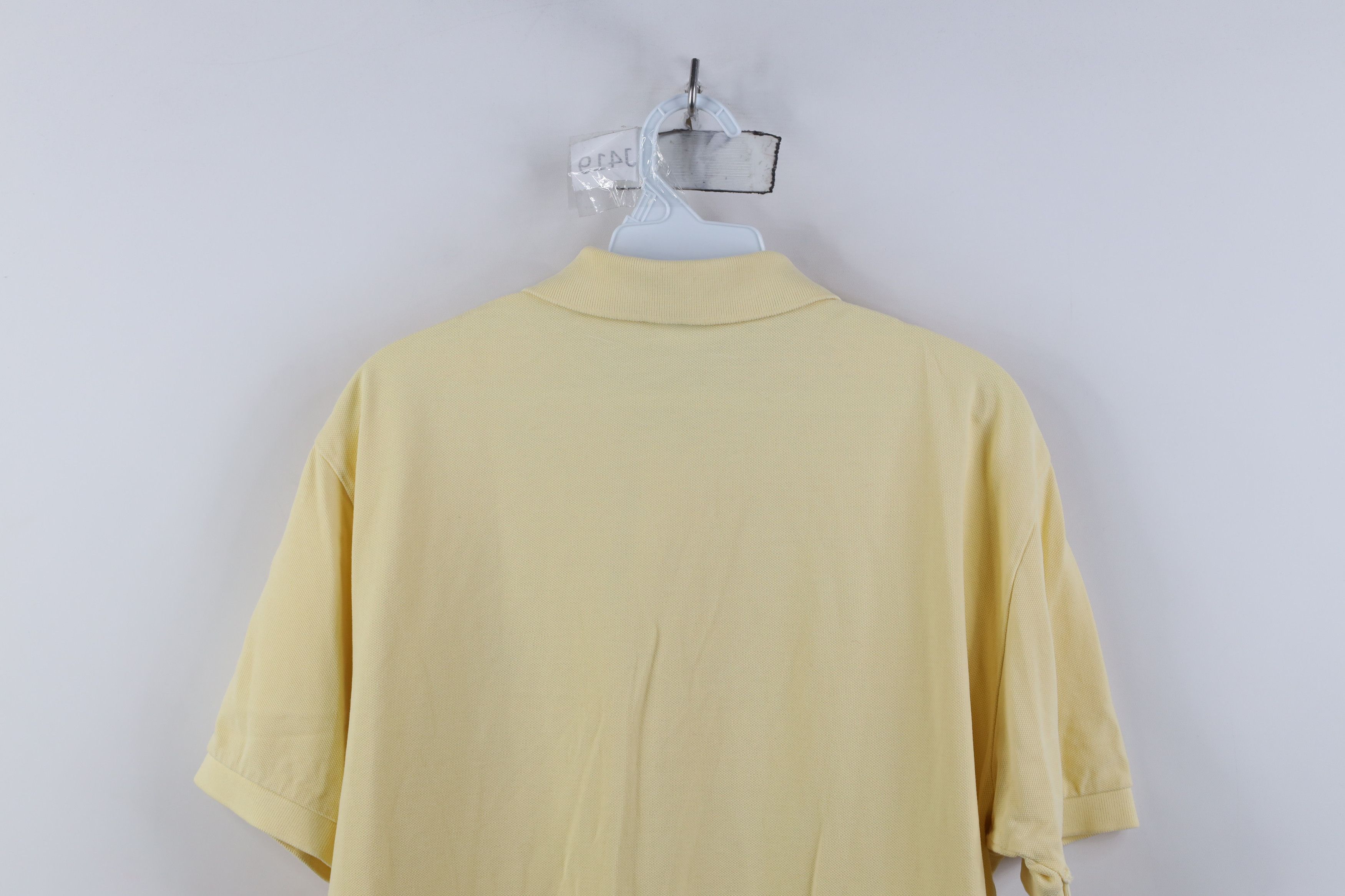 Ralph Lauren Vintage 90s Ralph Lauren Pique Cotton Golf Polo Shirt Yellow Size US L / EU 52-54 / 3 - 13 Thumbnail