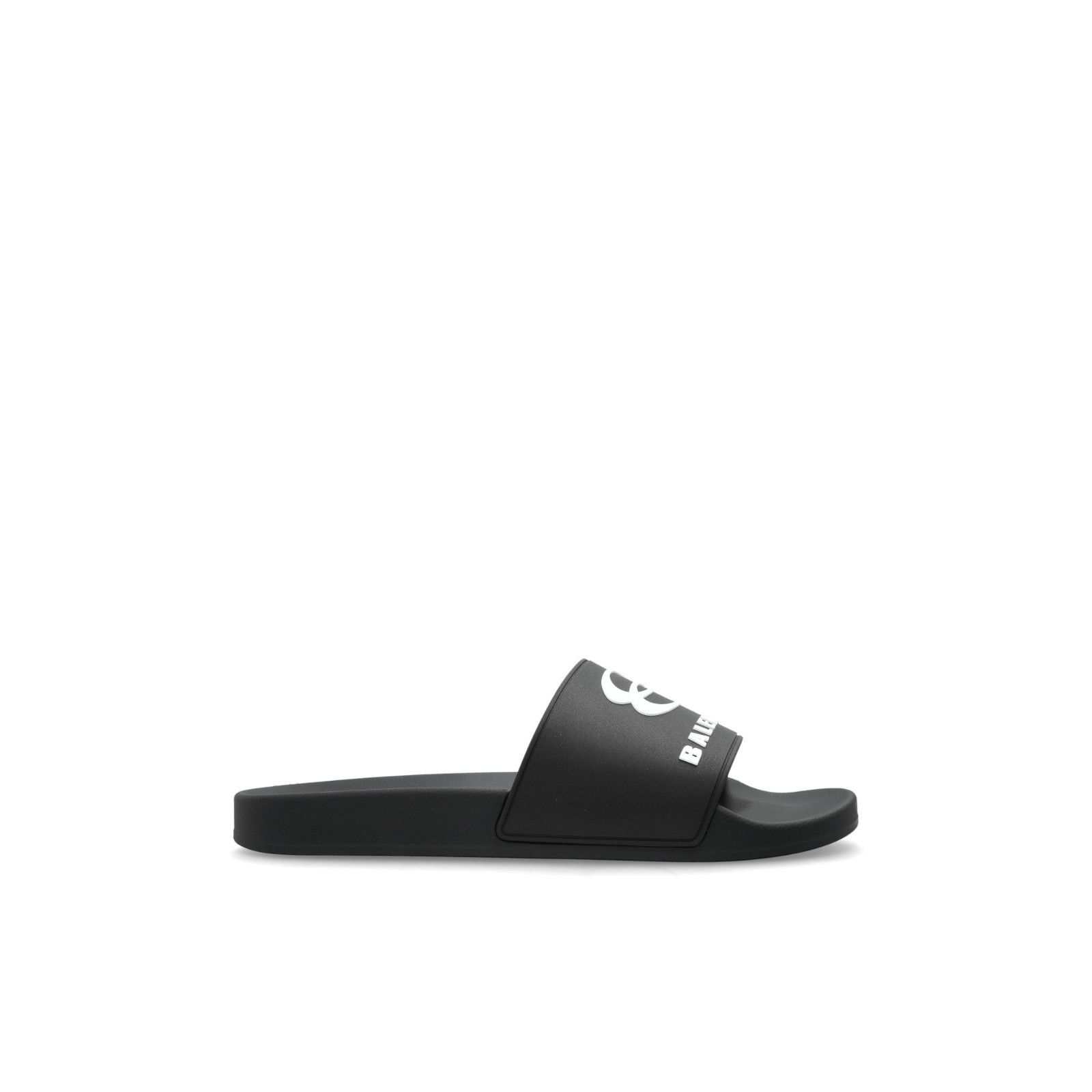 BALENCIAGA $450 Men's Unity Sports Black/White Slide Sandals