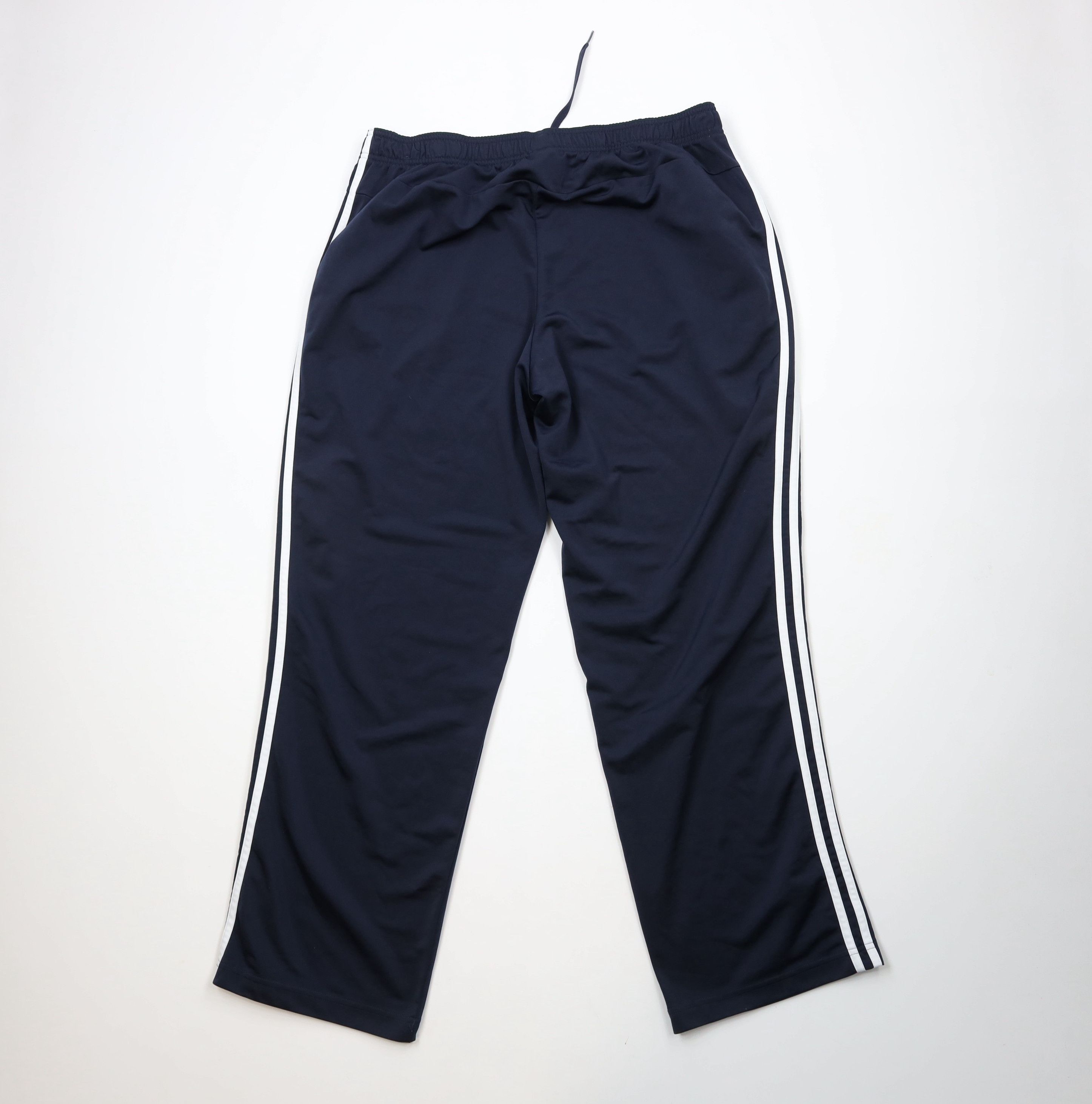 Adidas × Vintage Vintage Y2K Adidas Striped Wide Leg Sweatpants Pants Blue Size US 38 / EU 54 - 9 Thumbnail