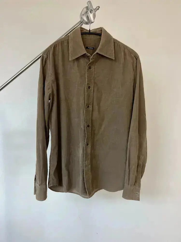 Miu Miu Miu Miu Sz 38 Vintage Miumiu 80s Corduroy Work Shirt-2506 Size US M / EU 48-50 / 2 - 1 Thumbnail
