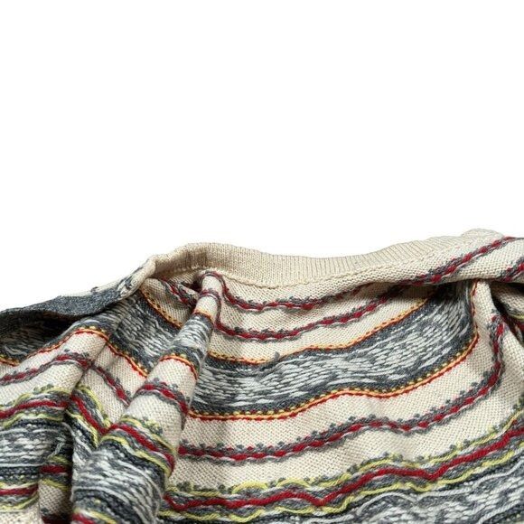Handmade VTG Handmade in Norway Wool Cardigan Nordic Fair Isle Sweate Size M / US 6-8 / IT 42-44 - 4 Thumbnail