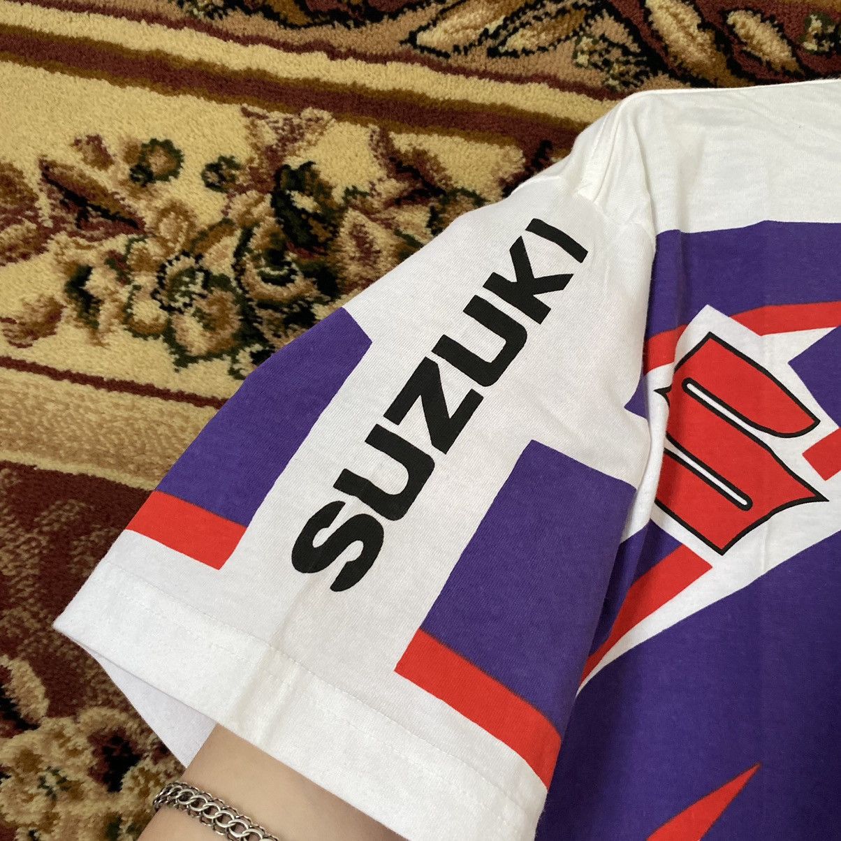 Vintage Vintage Suzuki Racing Tee Shirt Size US M / EU 48-50 / 2 - 6 Thumbnail