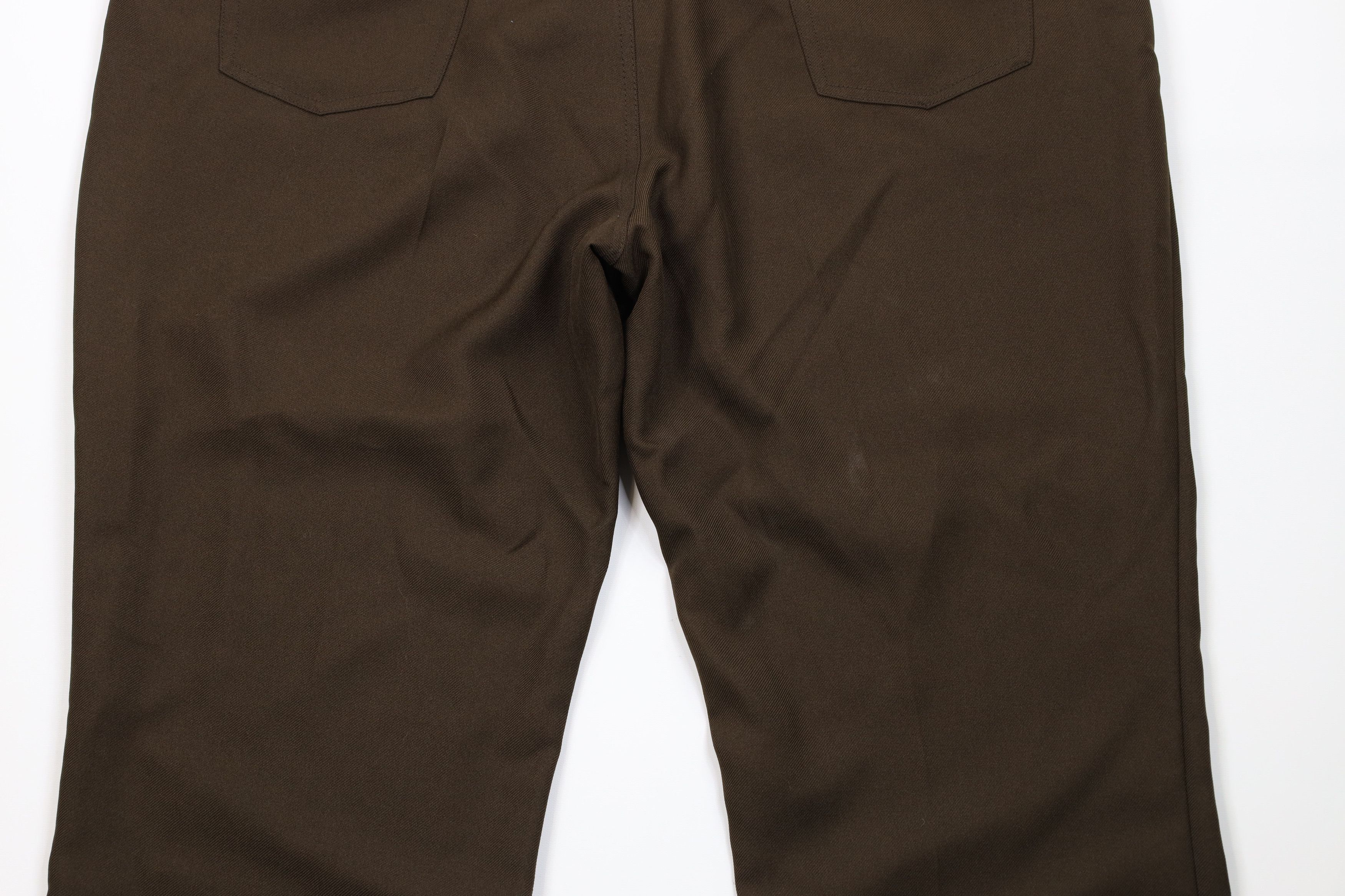 Vintage Vintage 90s Streetwear Wide Leg Chino Pants Brown Polyester Size US 44 / EU 60 - 11 Thumbnail