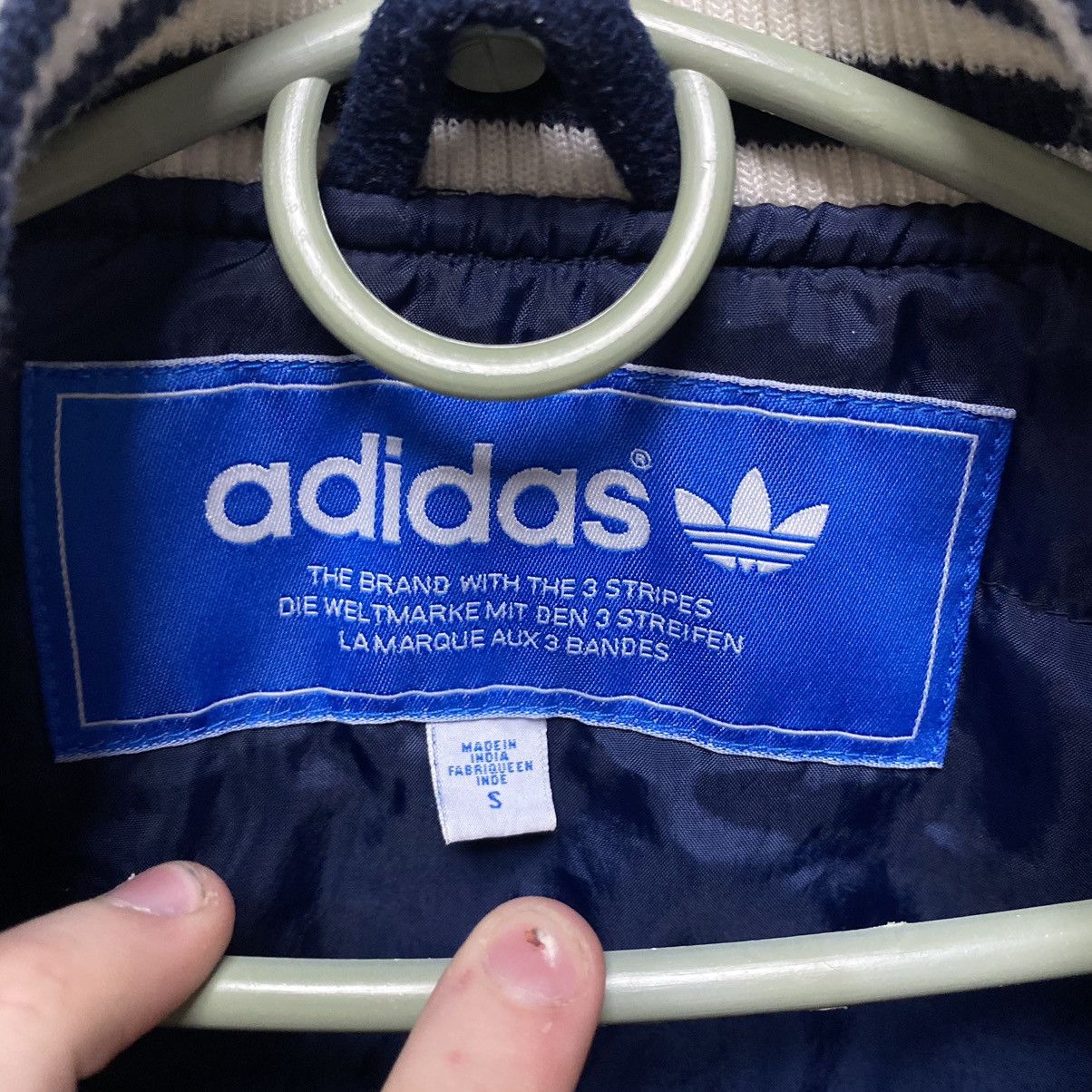 Adidas Vintage Adidas varsity bomber Jacket Size US S / EU 44-46 / 1 - 10 Thumbnail