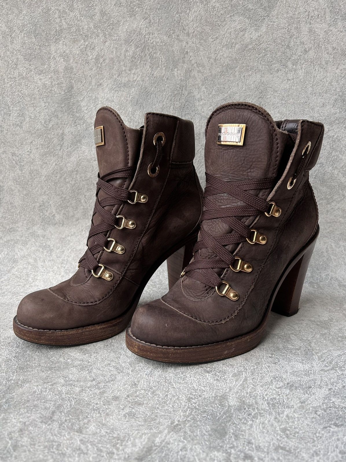 Dolce & Gabbana Y2K Dolce Gabbana Leather Western Ankle Boots Size US 8 / IT 38 - 7 Thumbnail