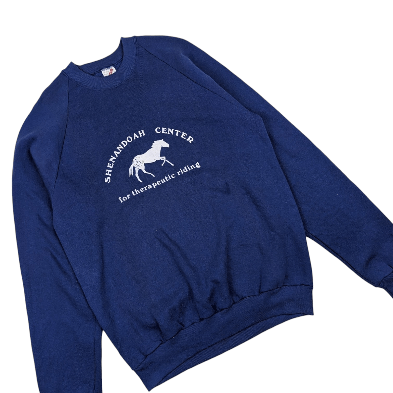 Jerzees Vintage SHENANDOAH CENTRE Therapeutic Riding Horse Jumper Size US L / EU 52-54 / 3 - 3 Thumbnail