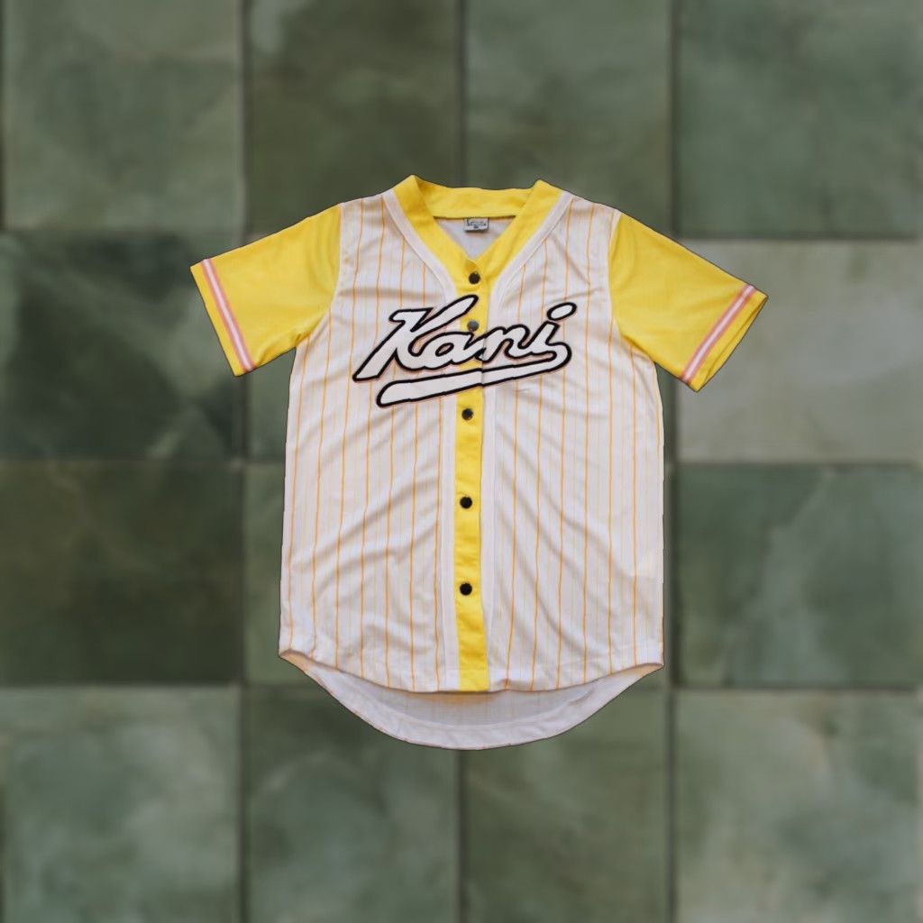 Karl Kani WOMENS KARL KANI BASEBALL JERSEY SHIRT XS 90'S STYLE RAP HIP HOP MLB WHITE Size XS / US 0-2 / IT 36-38 - 1 Thumbnail
