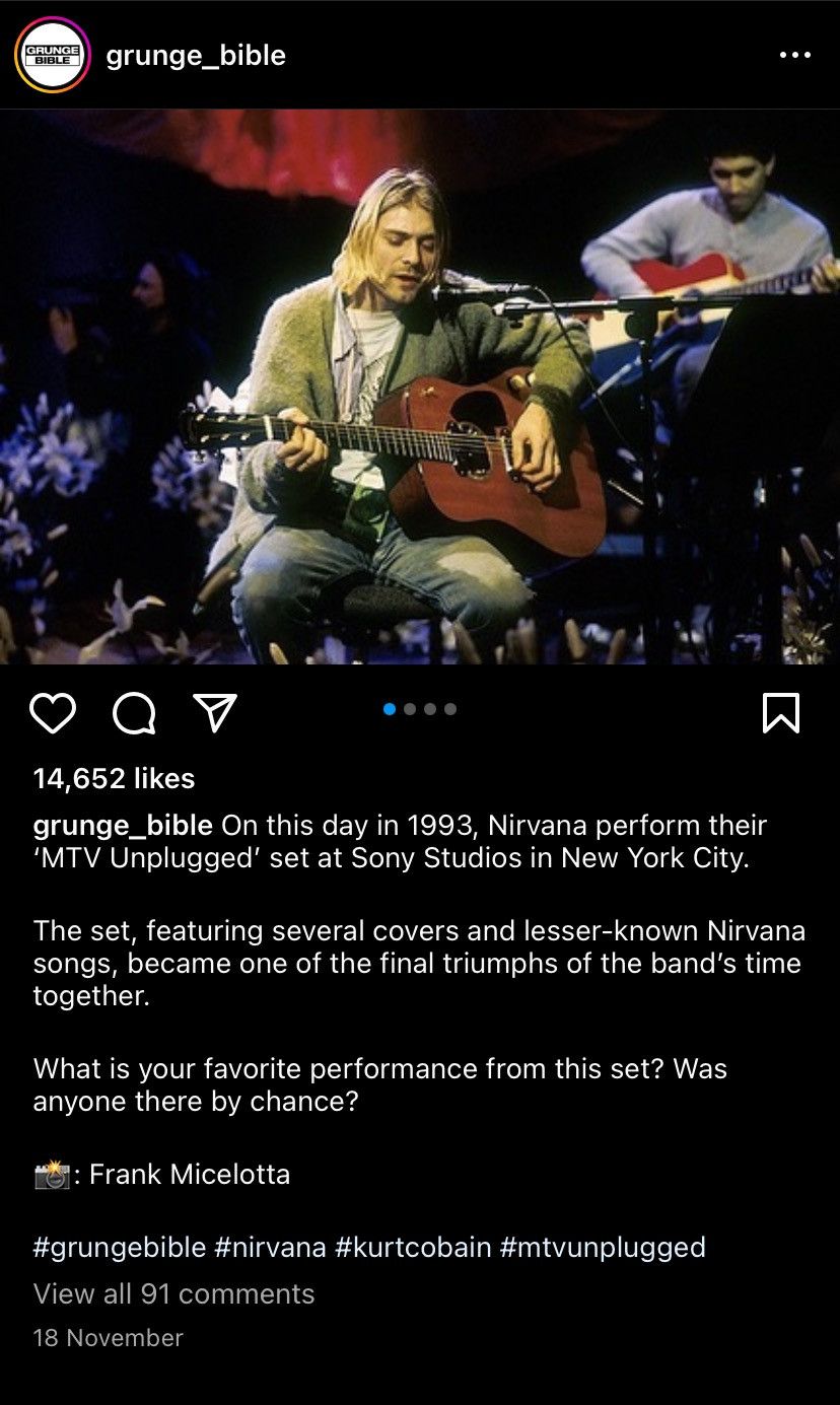 Japanese Brand Nota della mano sinistra Japan Unplugged 1993 cobain Size US M / EU 48-50 / 2 - 8 Thumbnail