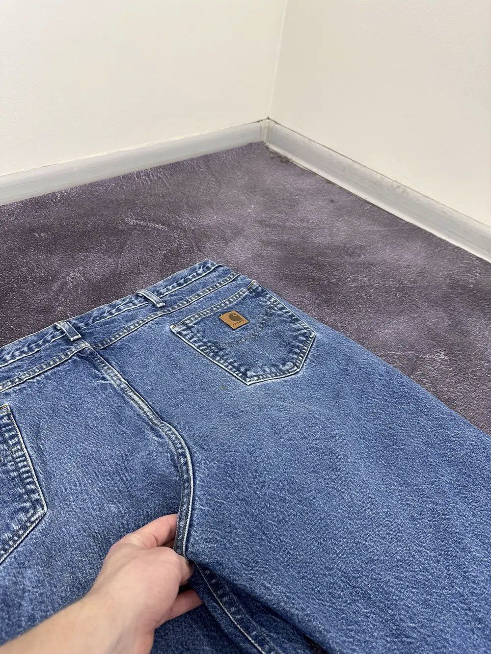 Carhartt Vintage Carhartt USA Distressed Baggy Hype Opium Work Jeans Size US 40 / EU 56 - 7 Thumbnail