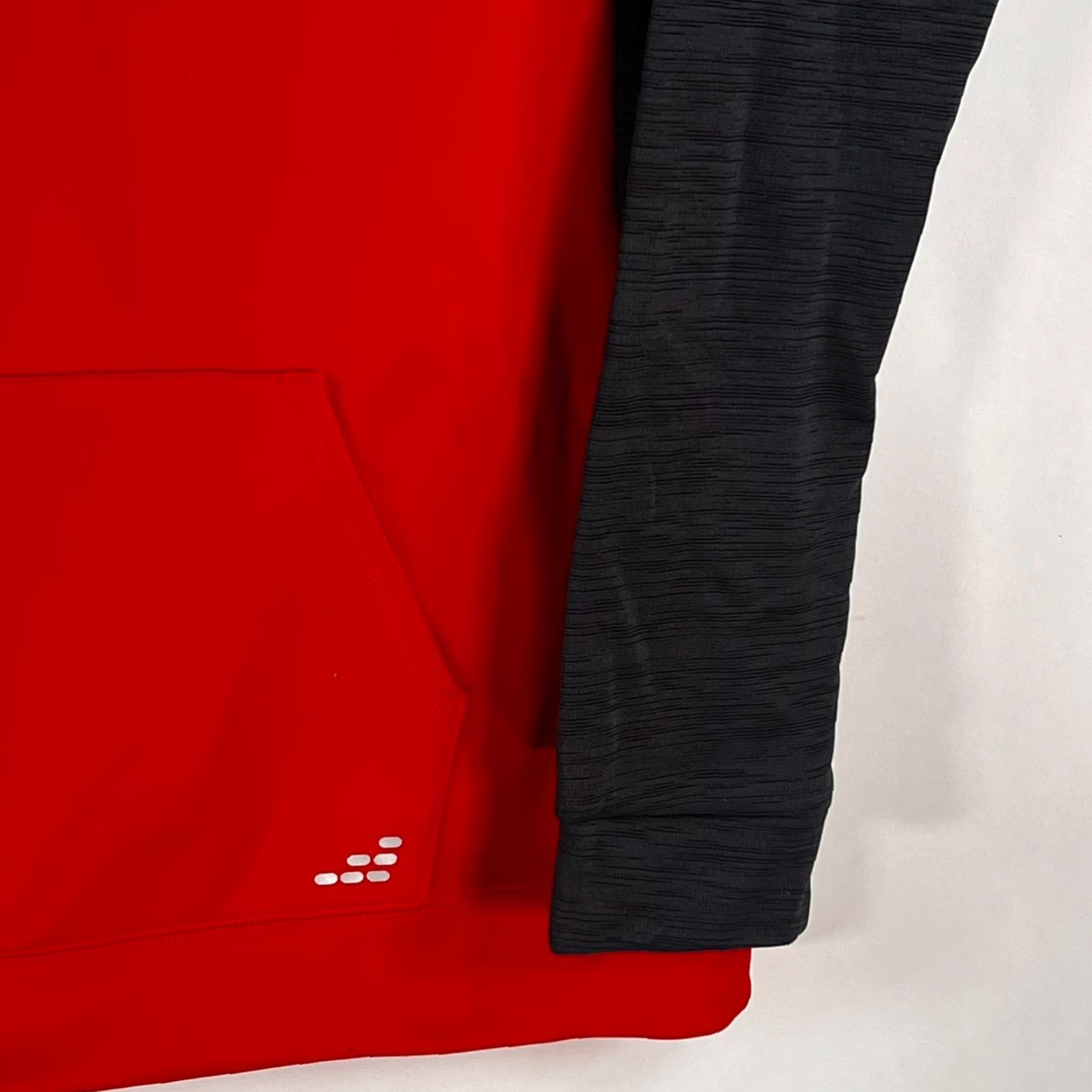 Vintage BCG Hoodie Womens Pullover Long Sleeve Red Gray XL 18/20 Athletic Activewear Size XL / US 12-14 / IT 48-50 - 3 Thumbnail