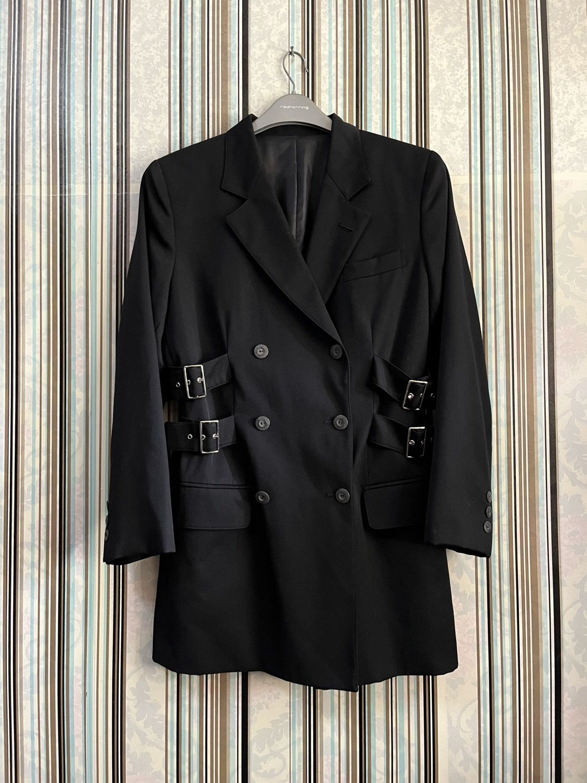 Jean Paul Gaultier SS94 JUNIOR GAULTIER strap buckle house couture #I2 Size L / US 10 / IT 46 - 1 Thumbnail