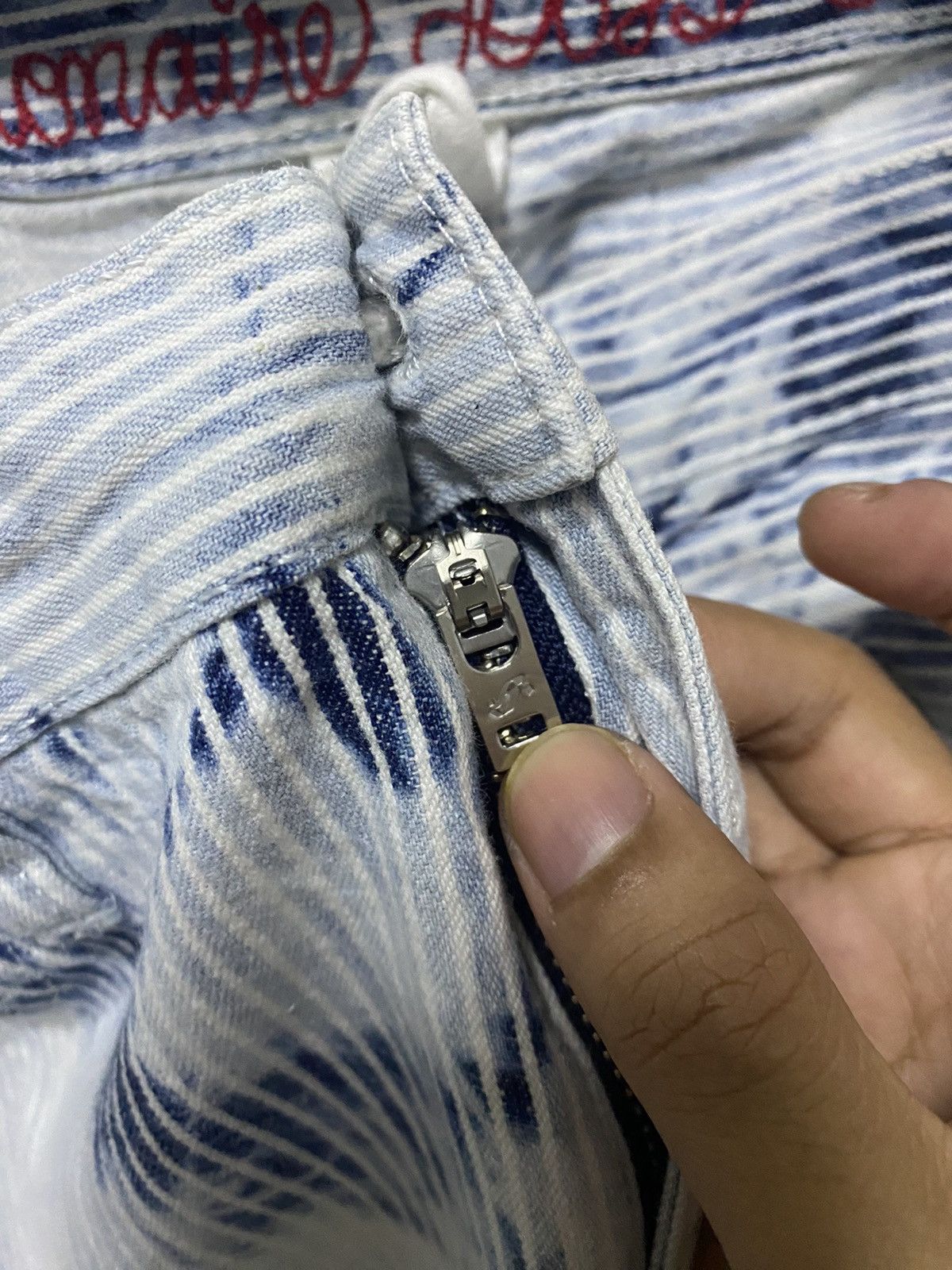Billionaire Boys Club Billionaire Boys Club Hickory Bleach stripe pants Size US 34 / EU 50 - 12 Thumbnail