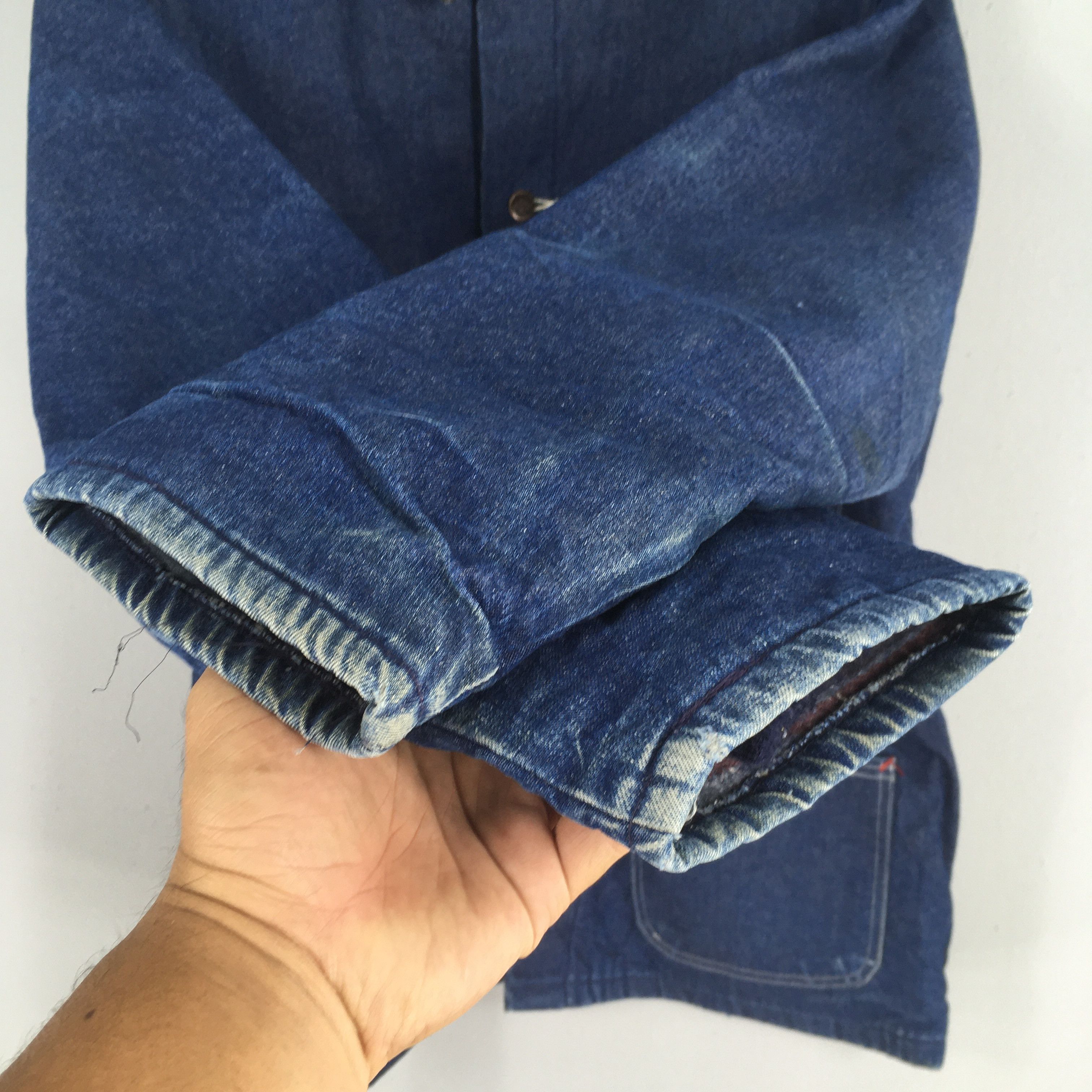 Dickies Vintage 1990's Dickies Blanket Blue Denim Jacket Large Size US L / EU 52-54 / 3 - 5 Thumbnail