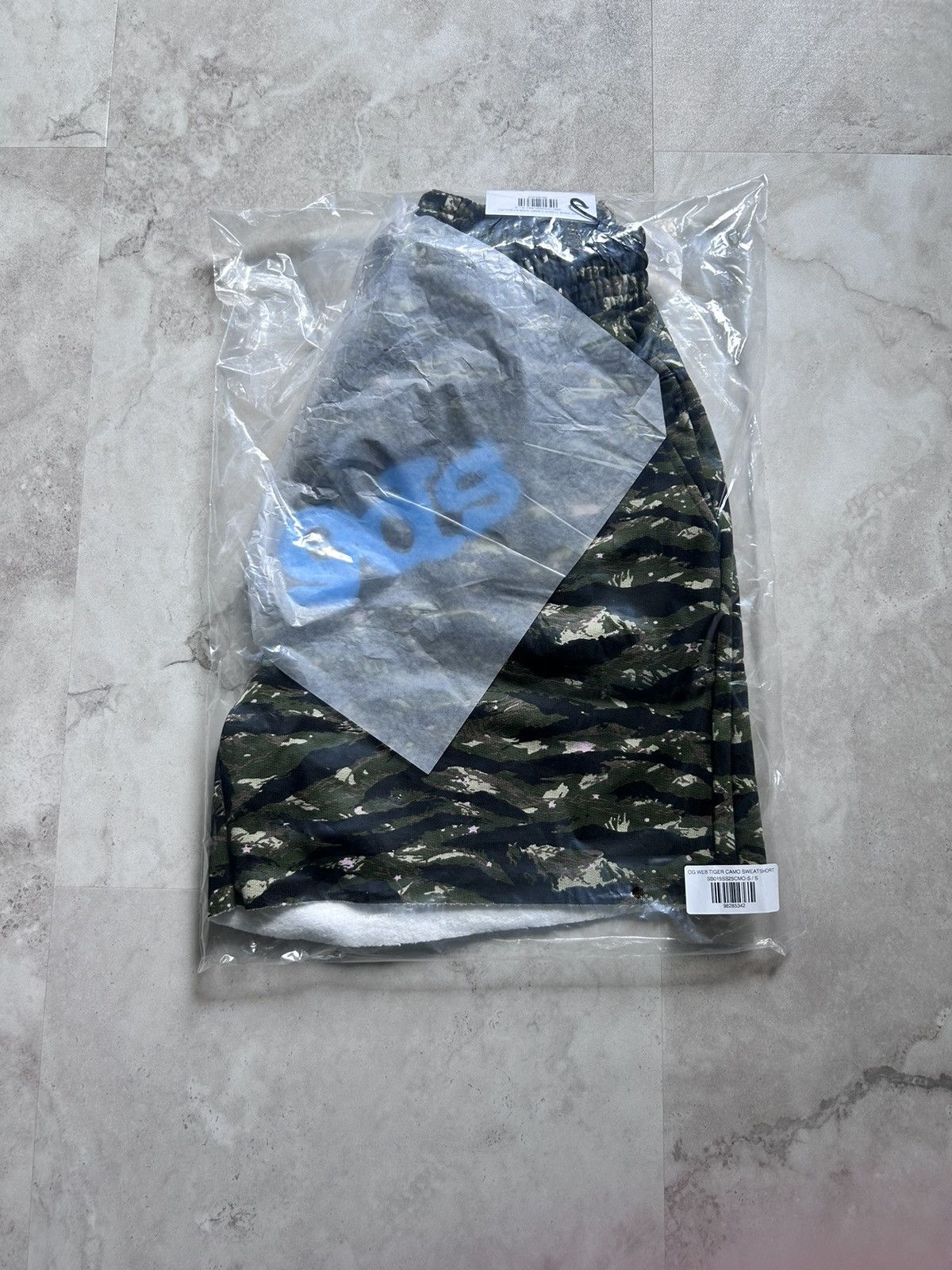 Sp5der × Young Thug Sp5der OG Web Tiger Camo Sweatshorts Size S Size US 30 / EU 46 - 5 Thumbnail