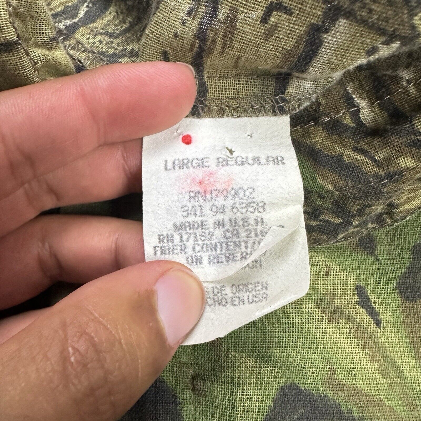Realtree × Vintage Vintage 90s Realtree Camo Button Shirt Size US L / EU 52-54 / 3 - 4 Thumbnail