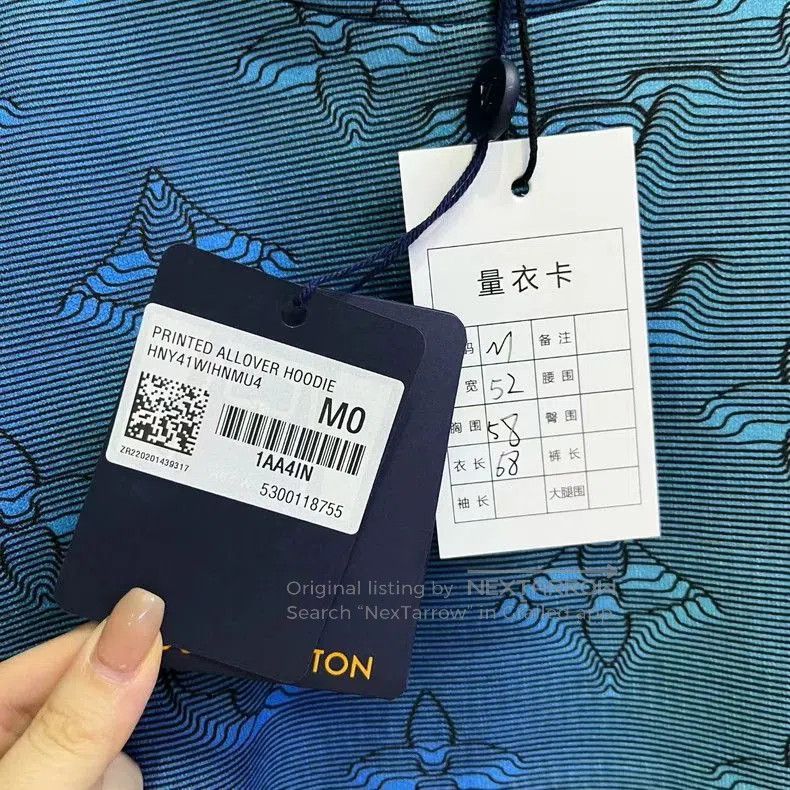 Louis Vuitton Louis Vuitton Blue Logo Print Sweatshirt. Size US M / EU 48-50 / 2 - 4 Thumbnail