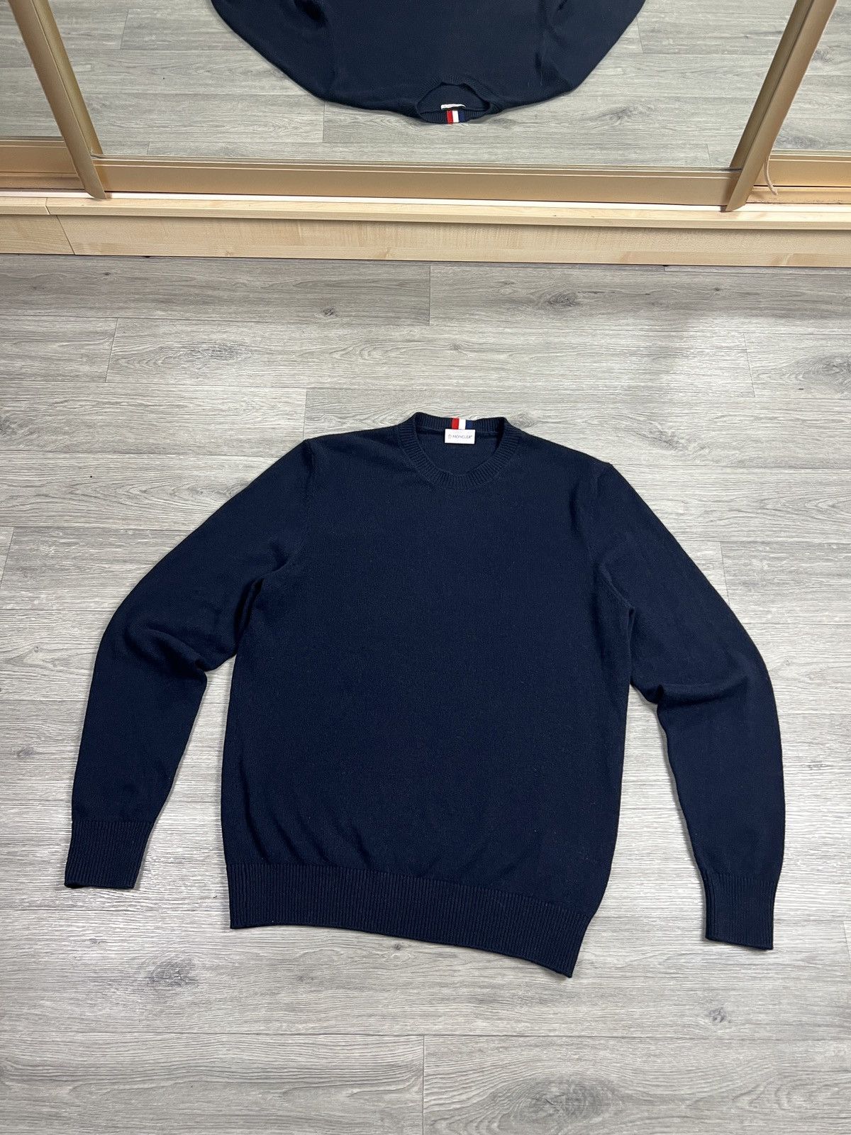 Moncler MONCLER Pullover Sweater Knitwear cashmere Dark Blue Sz XXL Size US XXL / EU 58 / 5 - 11 Thumbnail