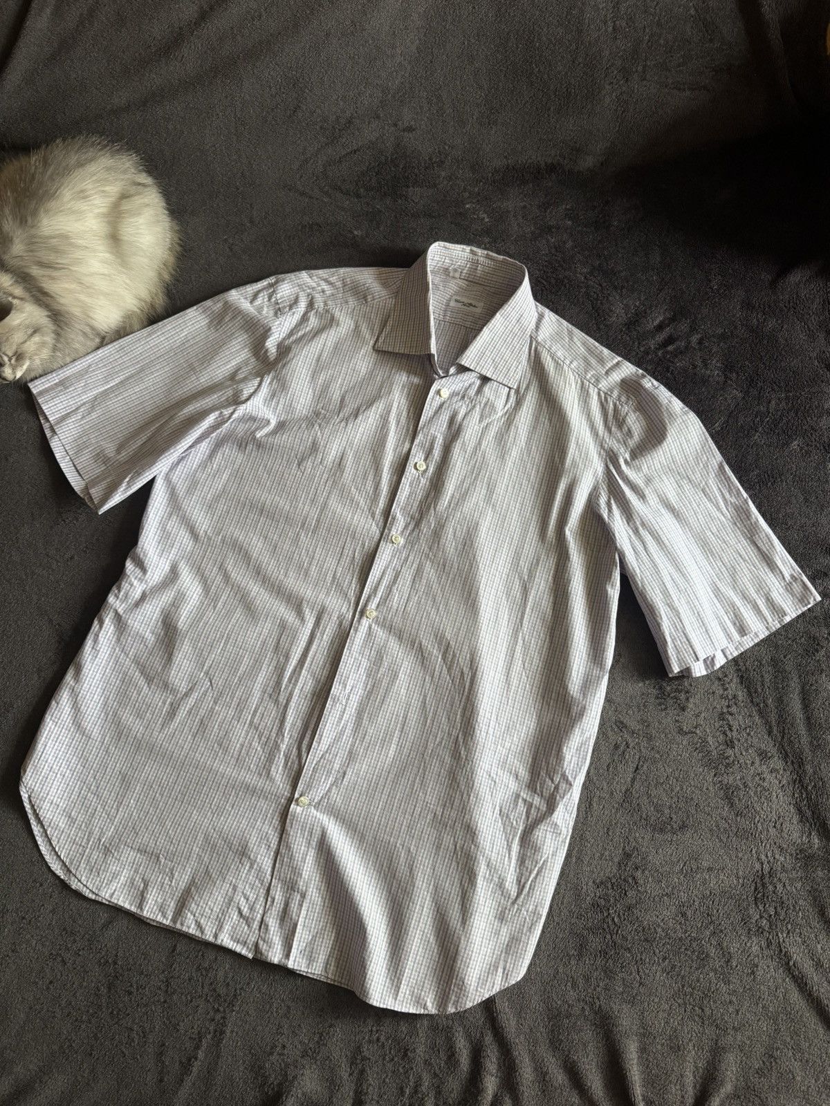Cesare Attolini Casare Attolini Napoli shirt sleevless cotton Size US M / EU 48-50 / 2 - 1 Thumbnail