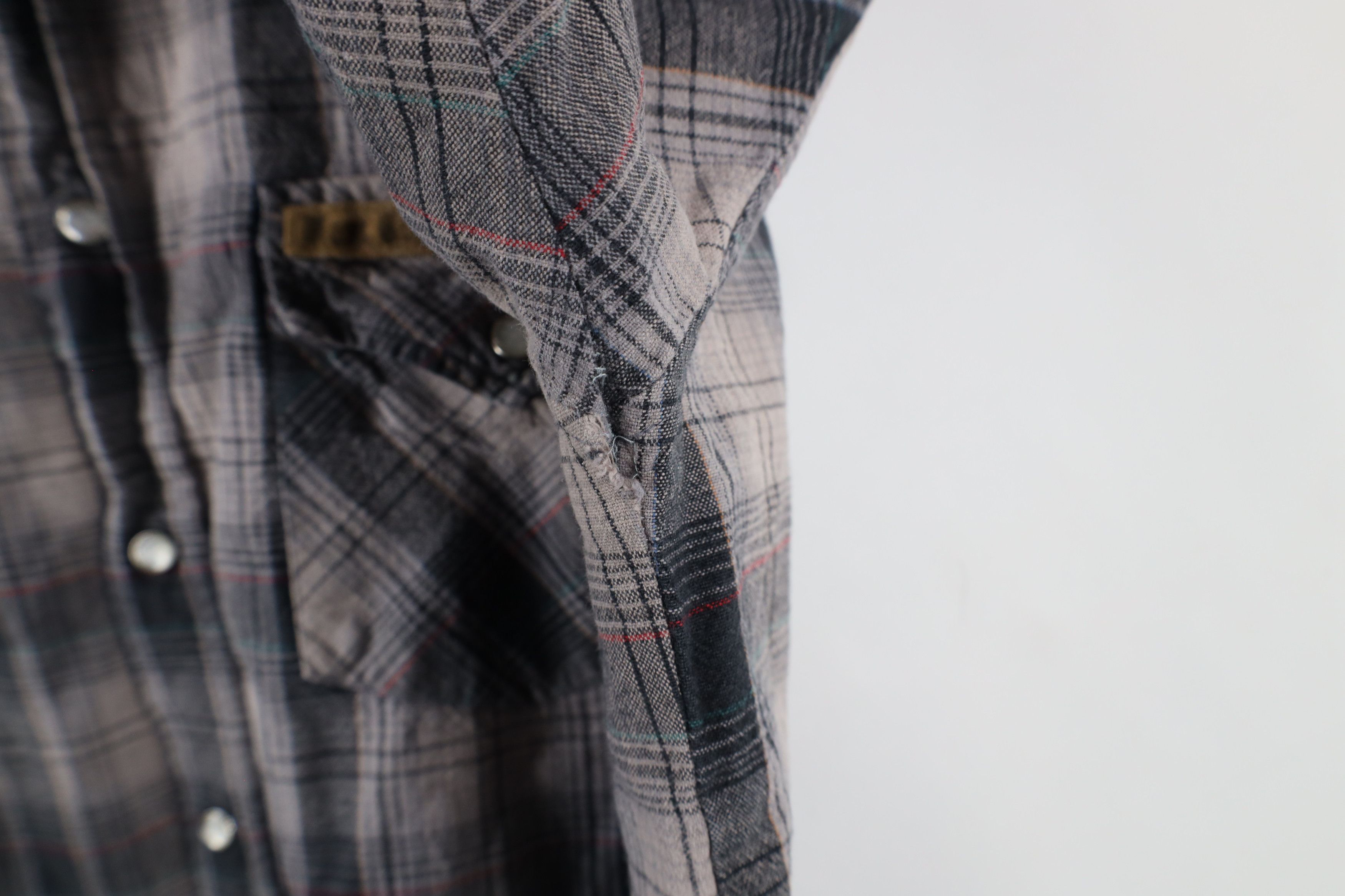 Vintage West Coast Choppers Jesse James Snap Button Shirt Plaid Size US M / EU 48-50 / 2 - 12 Thumbnail