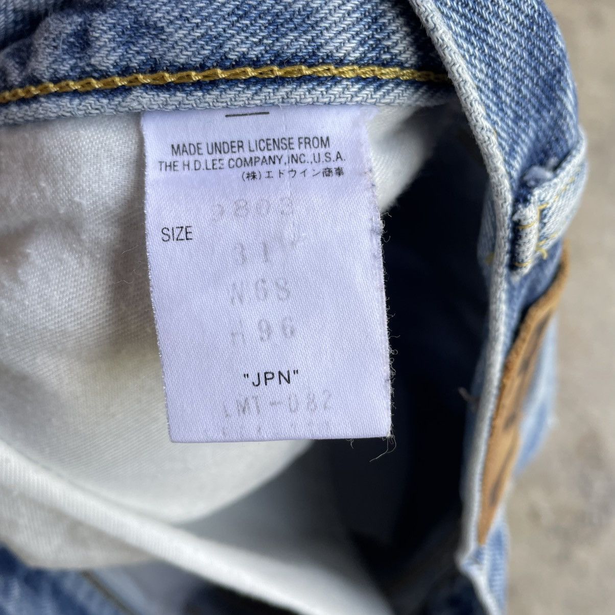 Lee 🔥Vintage Lee Stoned Washed Distress Denim Jeans Size US 27 - 12 Thumbnail