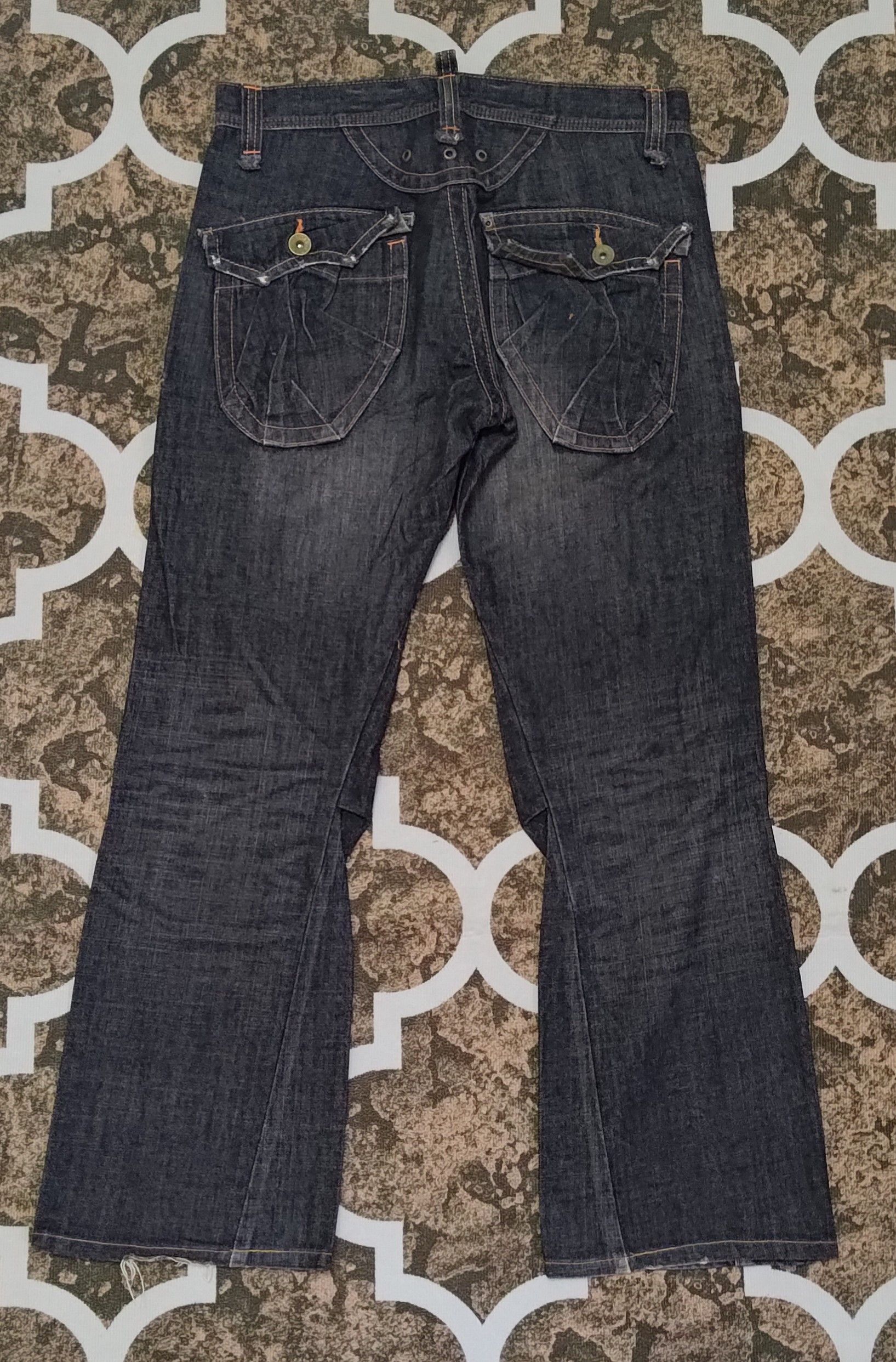 Edwin EDWIN CARGO POCKET BOOTCUT DENIM PANTS Size US 33 - 2 Thumbnail