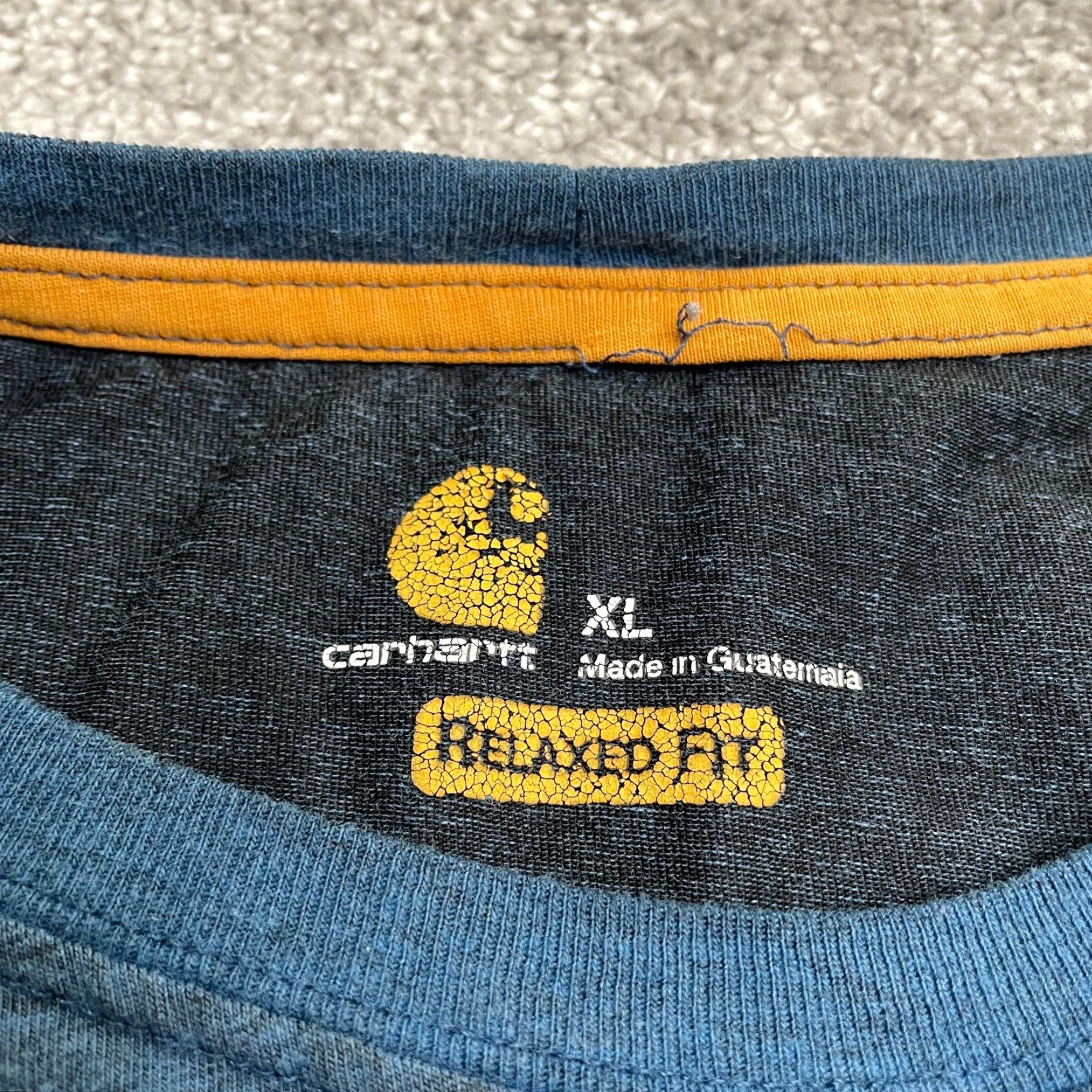 Carhartt Carhartt Force Relaxed T-Shirt Mens XL Blue Crew Neck Cotton Pocket Tee Shirt Size US XL / EU 56 / 4 - 7 Thumbnail