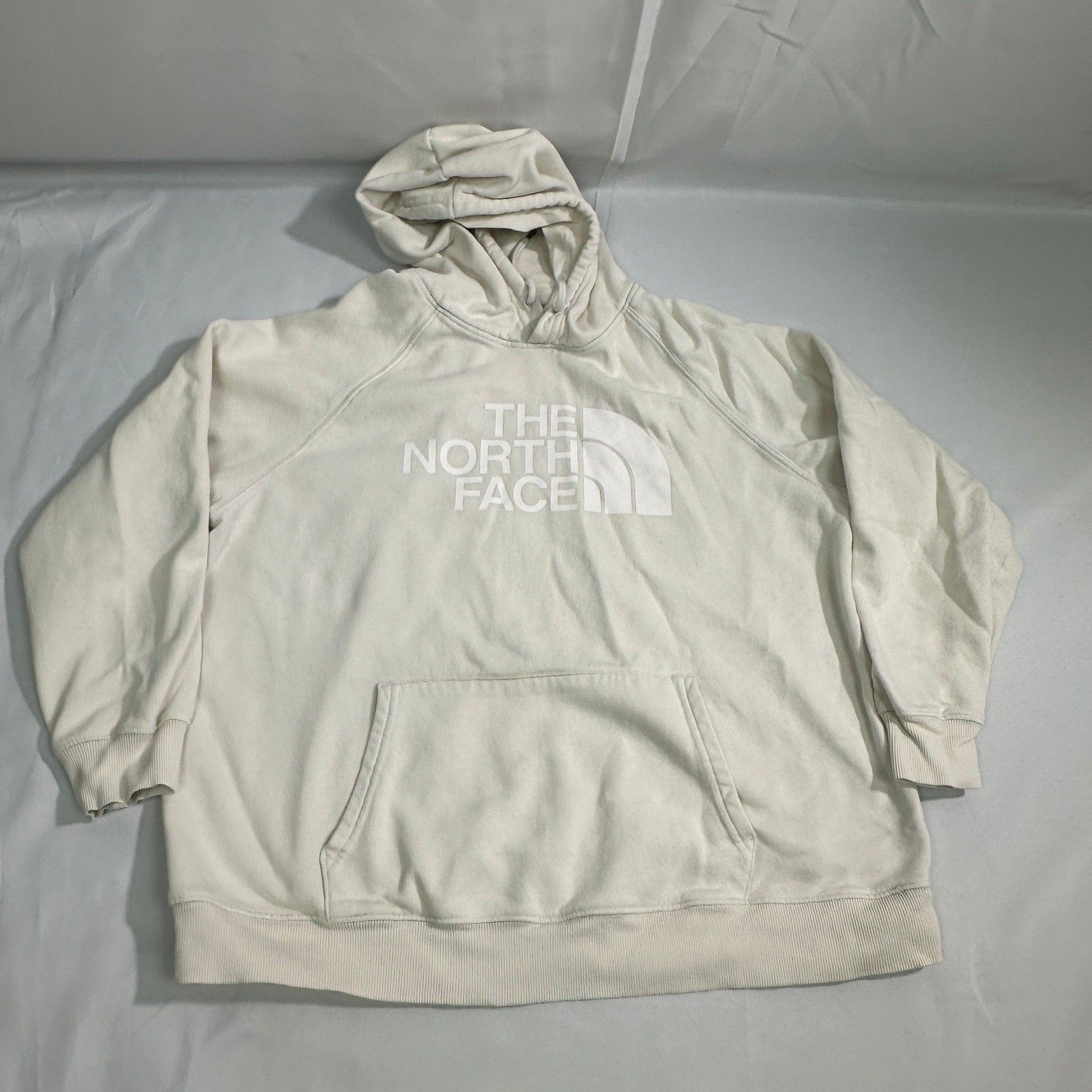 The North Face The North Face Women's XXL Hoodie Cream Pullover Fleece Size XXL / US 16-18 / IT 52-54 - 1 Thumbnail