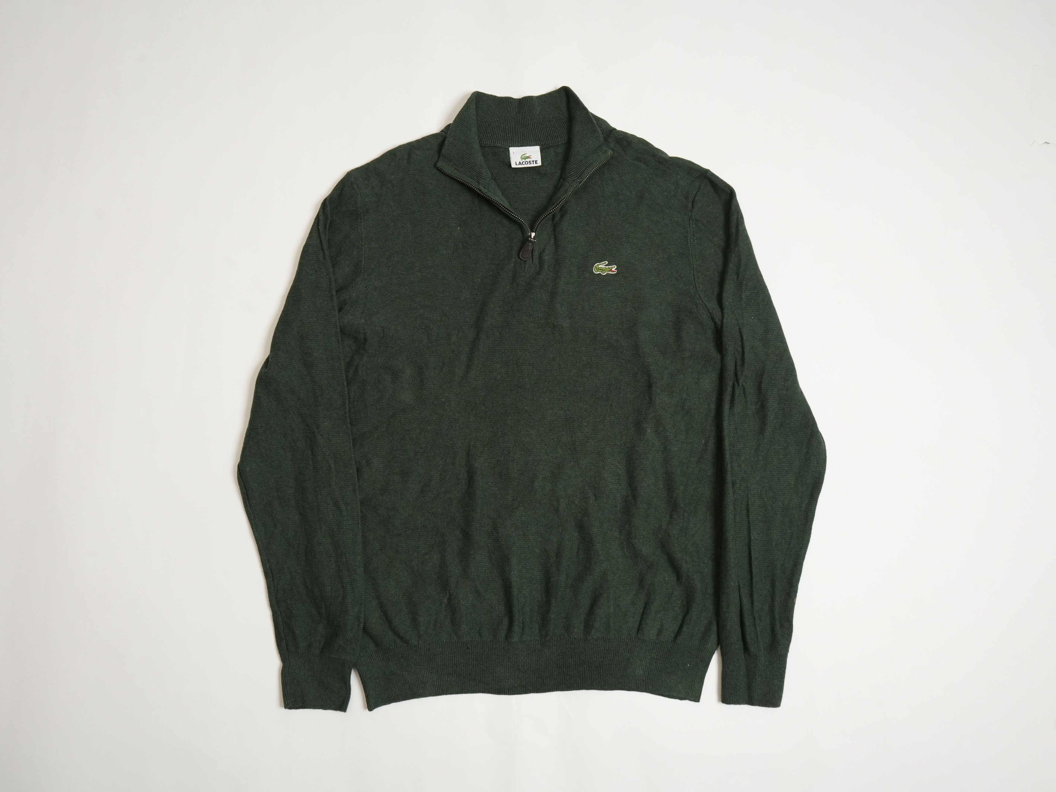 Lacoste Lacoste 1/4 Zip Sweater Jumper Size US XXL / EU 58 / 5 - 1 Thumbnail