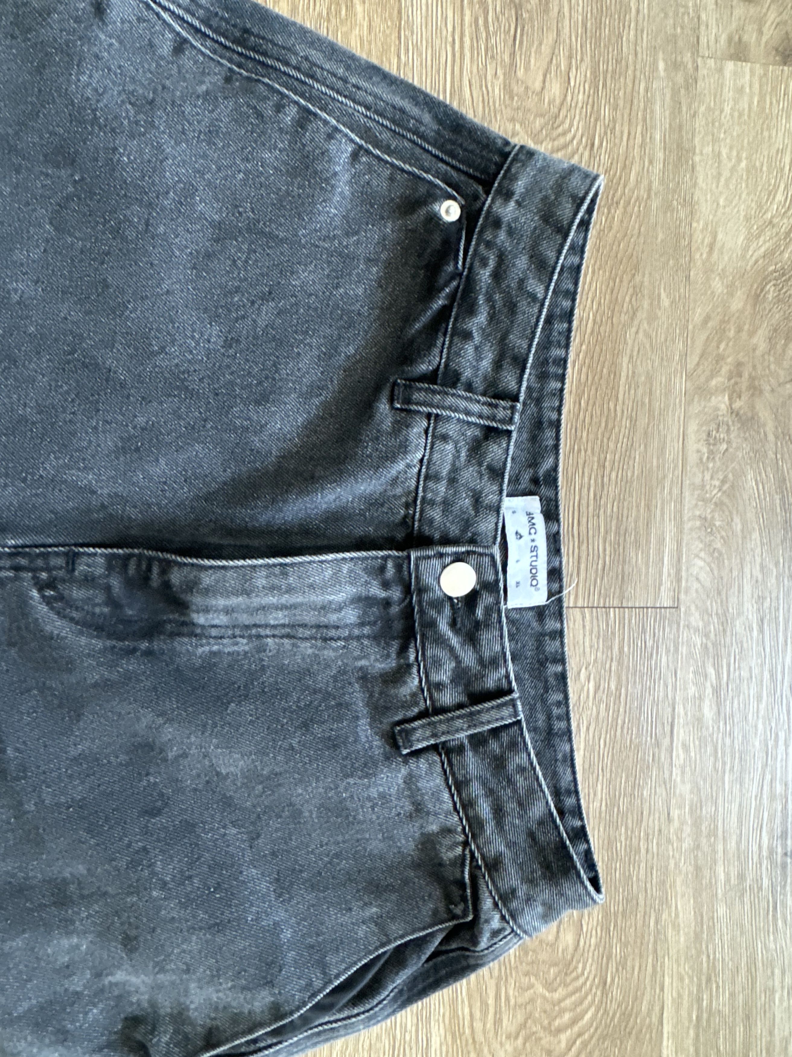 Jean AMC * STUDIO Black Denim Jeans Size US 30 / EU 46 - 6 Thumbnail