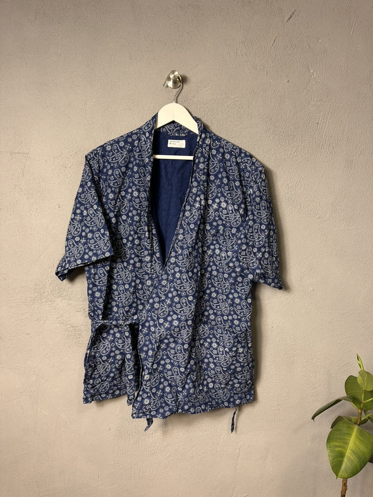 Universal Works Universal Works Japanese Paisley Short Sleeve Kyoto Shirt Size US XL / EU 56 / 4 - 1 Thumbnail