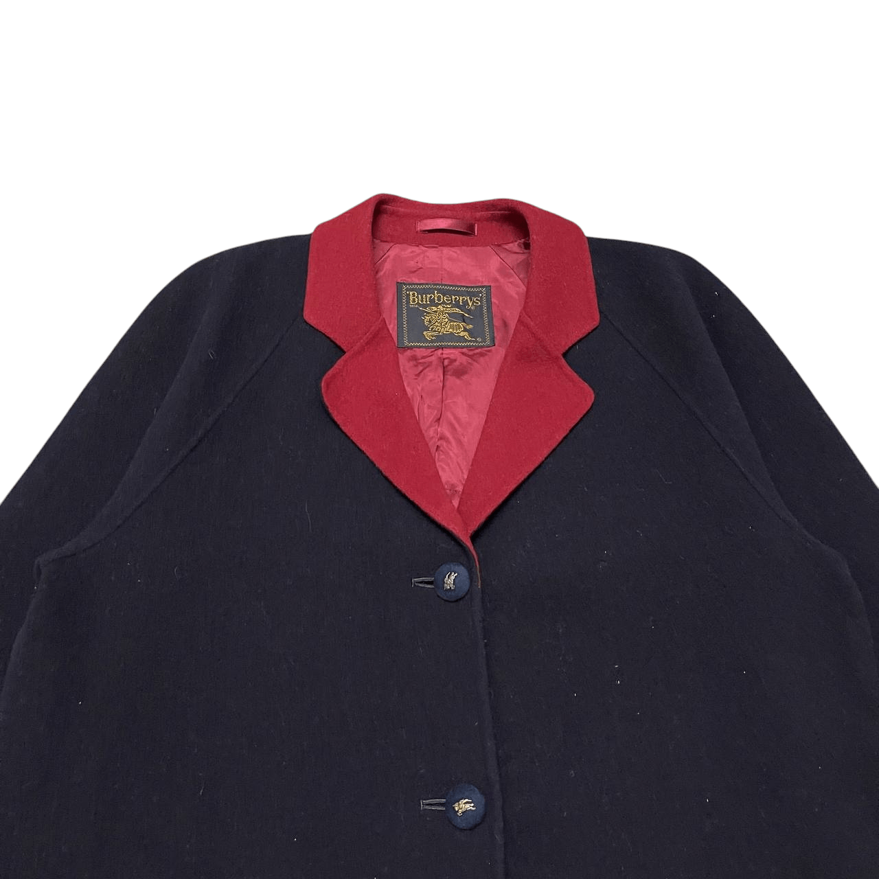 Burberry Vintage Burberry Wool Overcoat Size M / US 6-8 / IT 42-44 - 2 Thumbnail