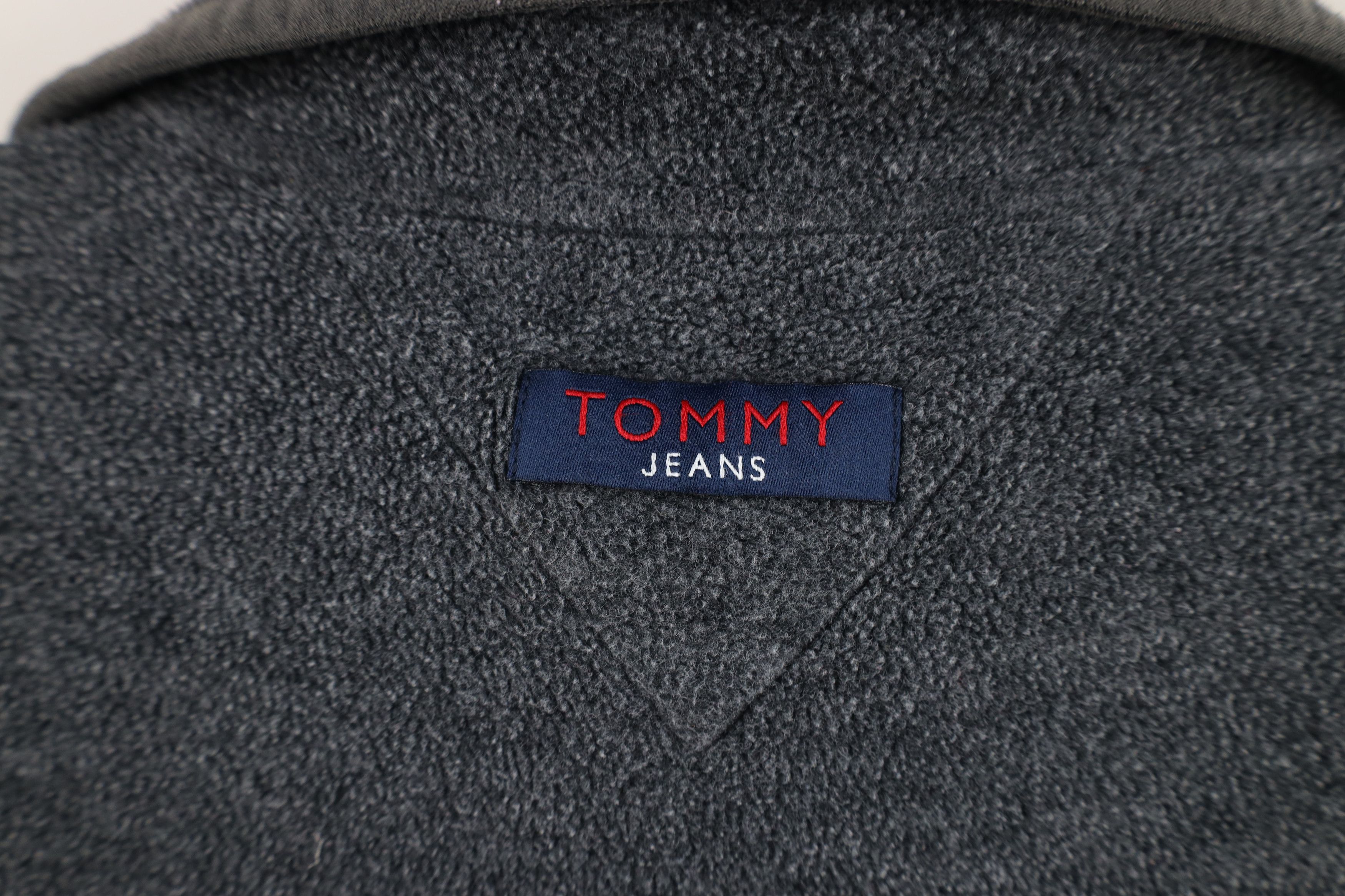 Tommy Hilfiger Vintage 90s Tommy Hilfiger Half Zip Fleece Pullover Jacket Size US L / EU 52-54 / 3 - 10 Thumbnail