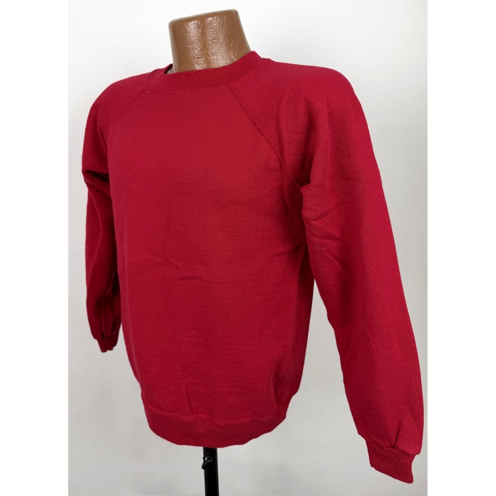 Hanes VINTAGE Hanes Sweatshirt Mens M Red Crewneck Raglan Slim Fit 90s Pullover Size US M / EU 48-50 / 2 - 5 Thumbnail