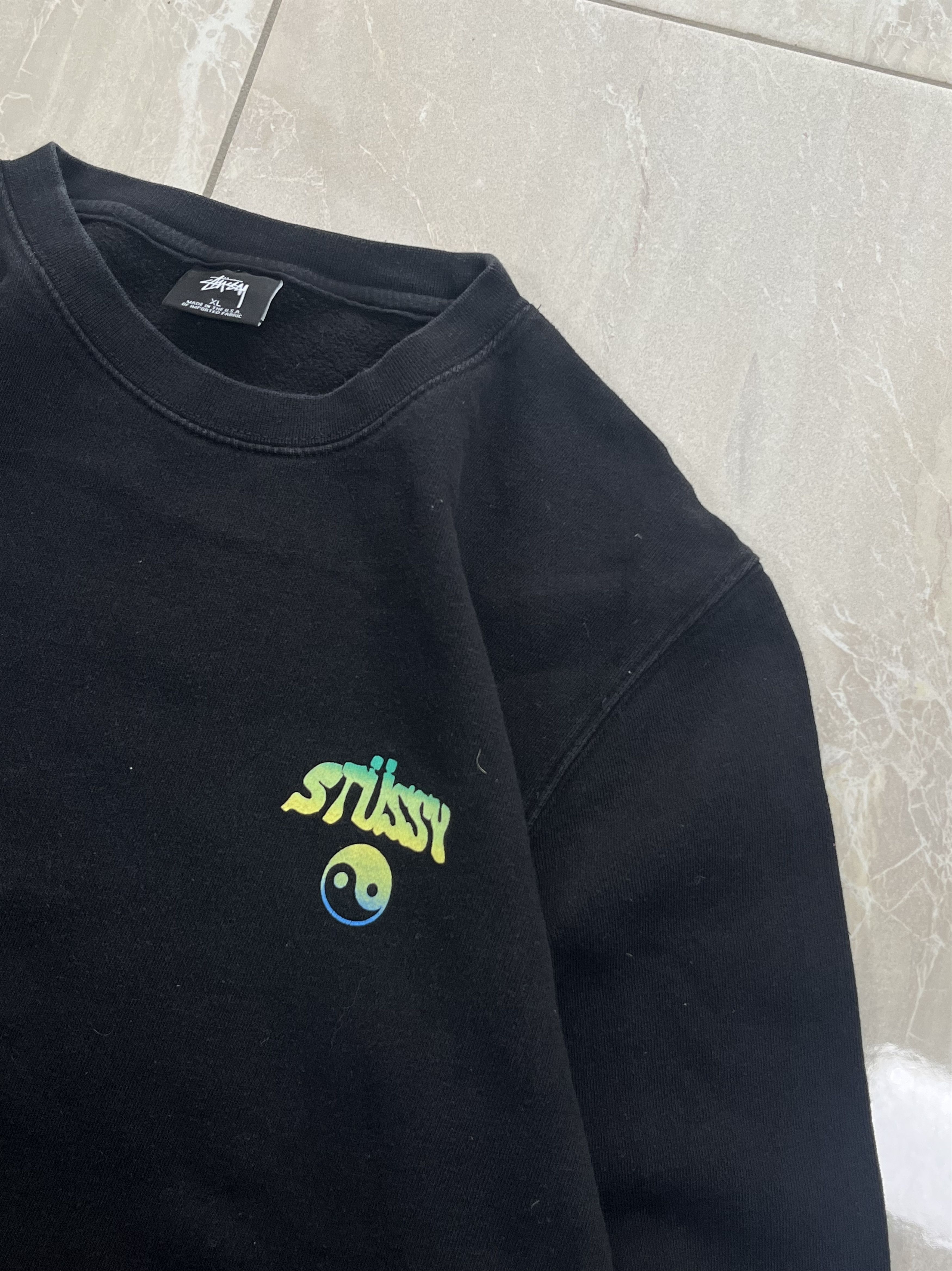 Stussy Vintage Sweatshirt Stussy Big Logo Skate Style MADE IN USA Size US XL / EU 56 / 4 - 8 Thumbnail