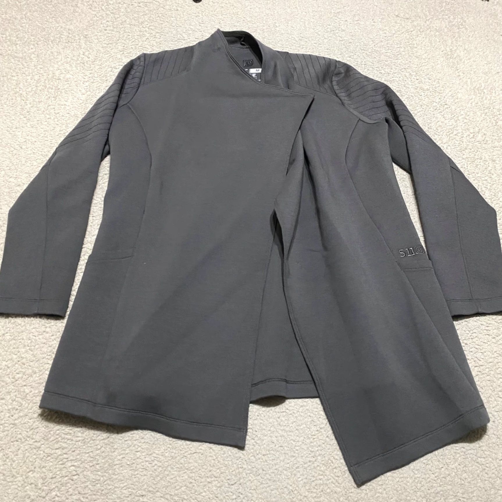 Vintage 5.11 Tactical Jacket Womens M Gray Audrey Cover-Up Cross Snap Jacket Size M / US 6-8 / IT 42-44 - 2 Thumbnail