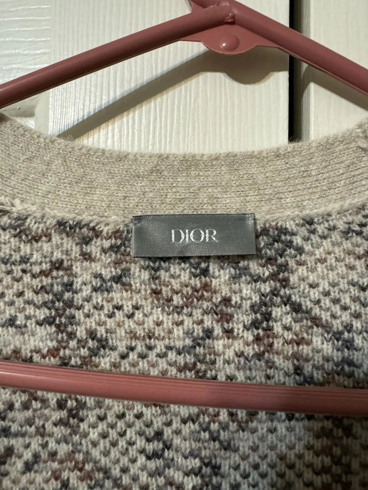 Dior Dior Wool Oblique Jacquard Cardigan Size US L / EU 52-54 / 3 - 3 Thumbnail