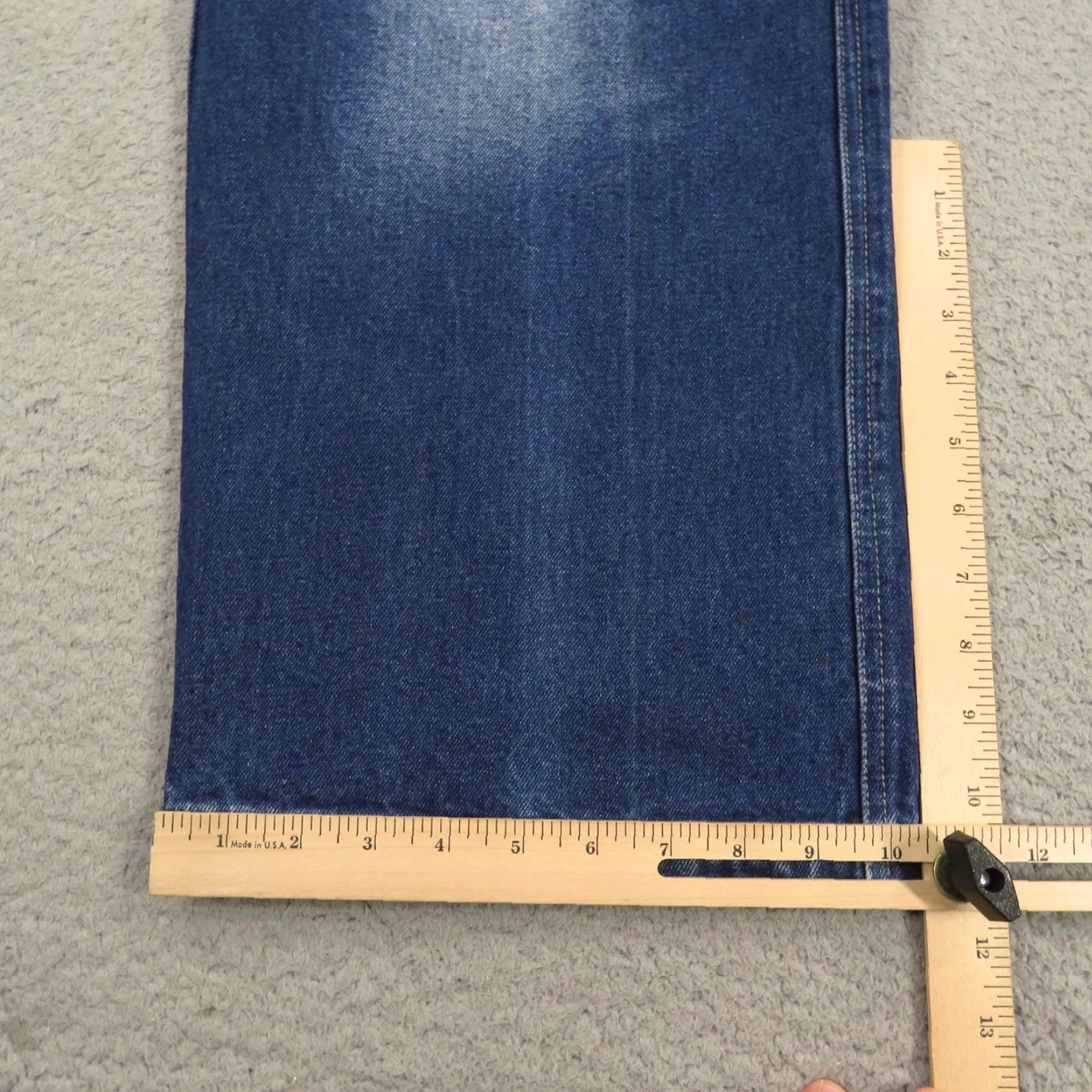 Doublet VINTAGE Brooklyn Xpress Baggy Jeans 40 Men Carpenter Y2K Double Knee Grunge Skater Wide Leg Opening 11" Denim Blue 5-Pocket Mens Jeans Size US 40 / EU 56 - 3 Thumbnail